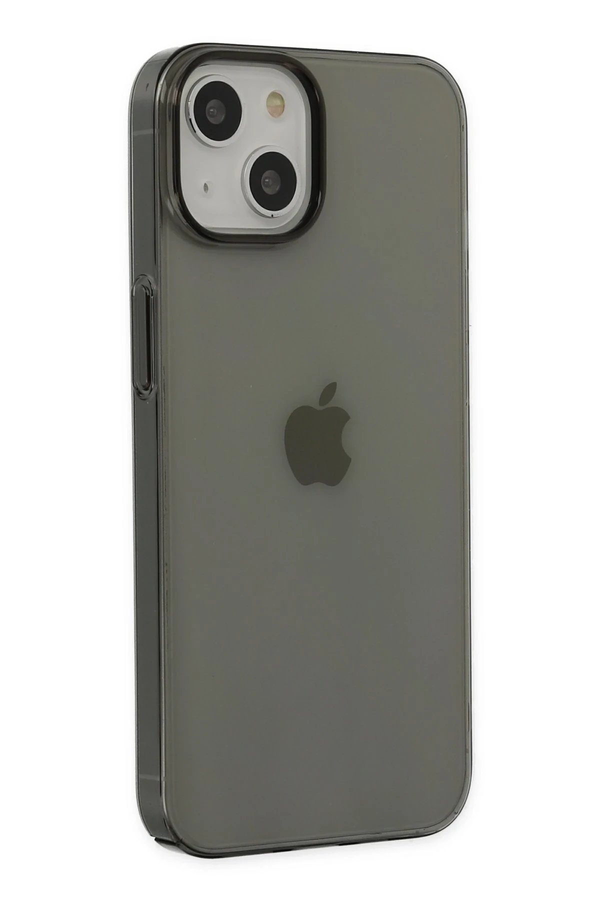 Newface iPhone 14 Plus Kılıf Pc Sert Şeffaf Kapak - Siyah