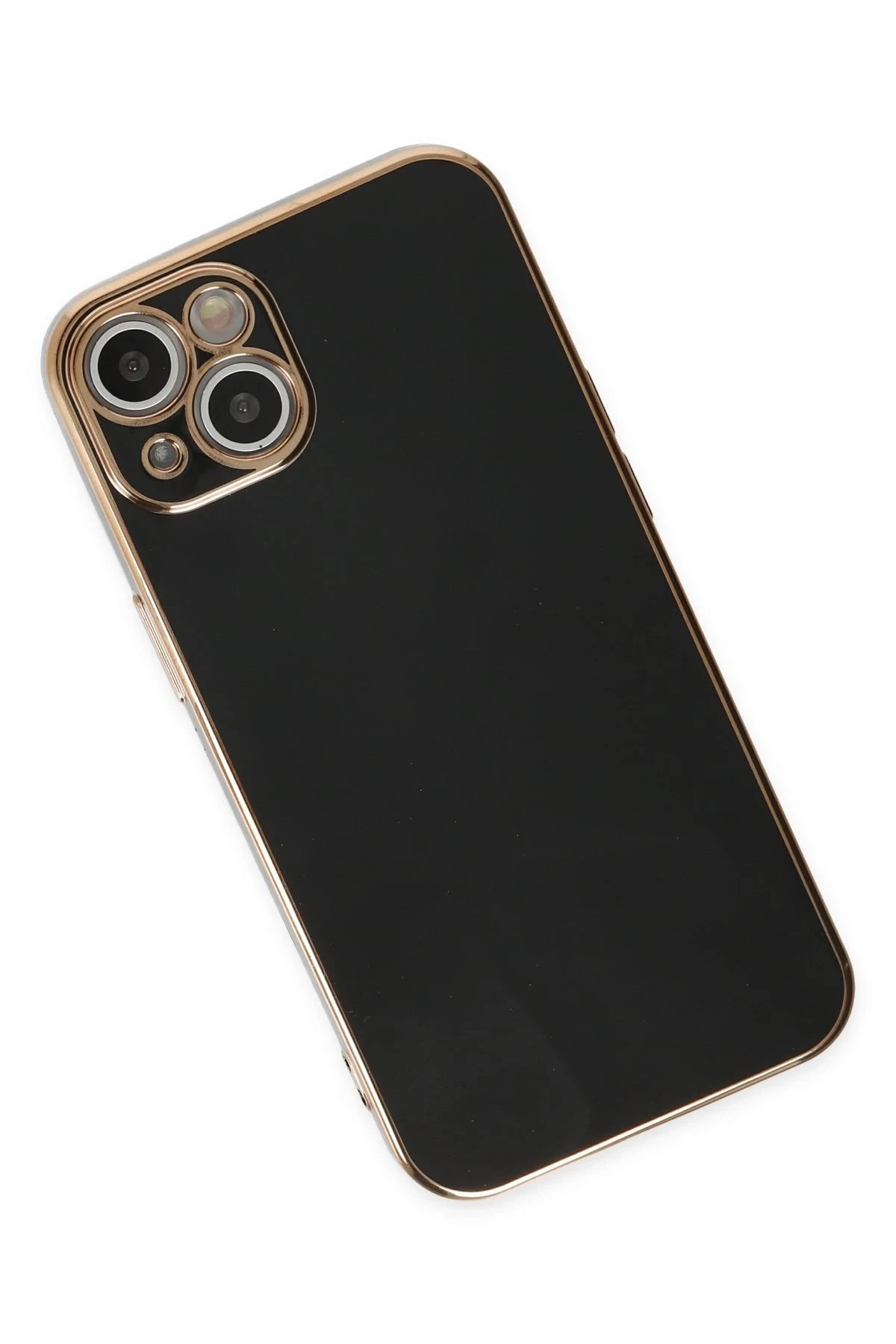 Newface iPhone 14 Kılıf Volet Silikon - Siyah