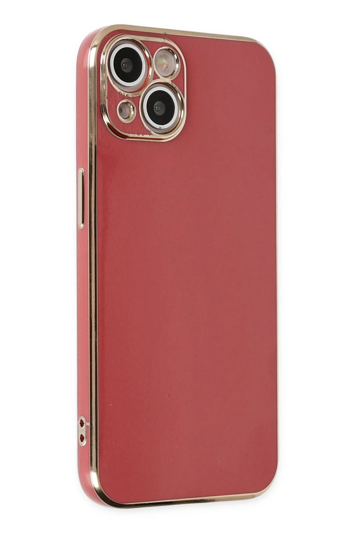 Newface iPhone 14 Kılıf Volet Silikon - Kırmızı