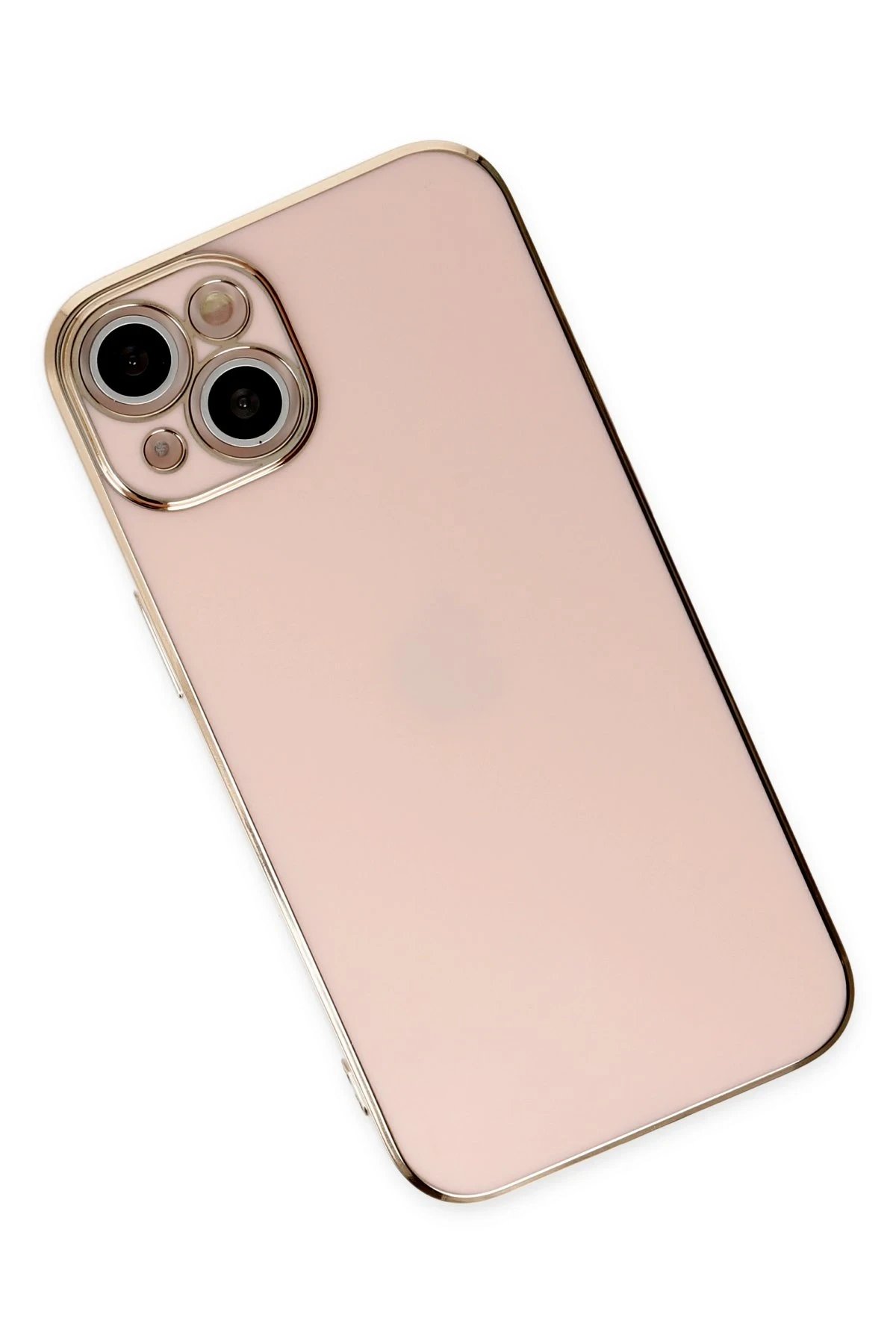 Newface iPhone 14 Kılıf Volet Silikon - Pembe