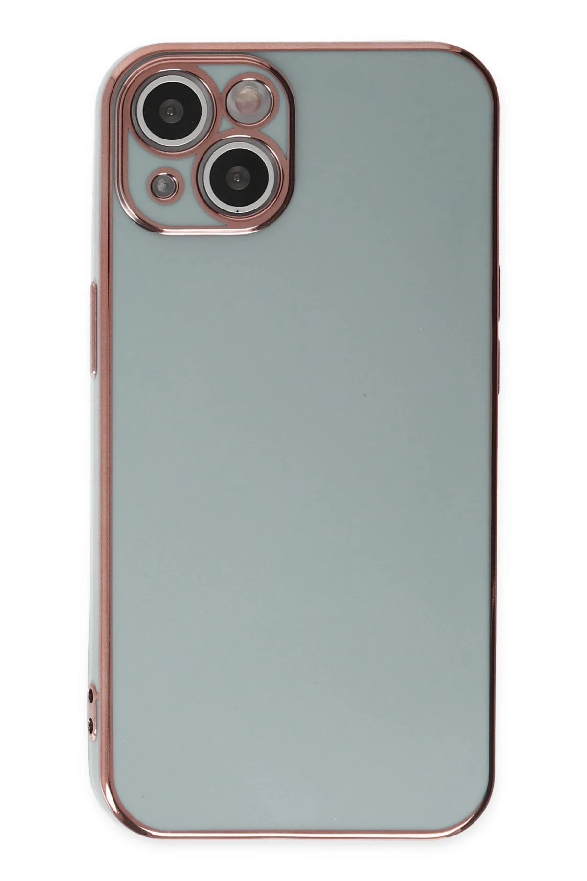 Newface iPhone 14 Kılıf Volet Silikon - Açık Yeşil