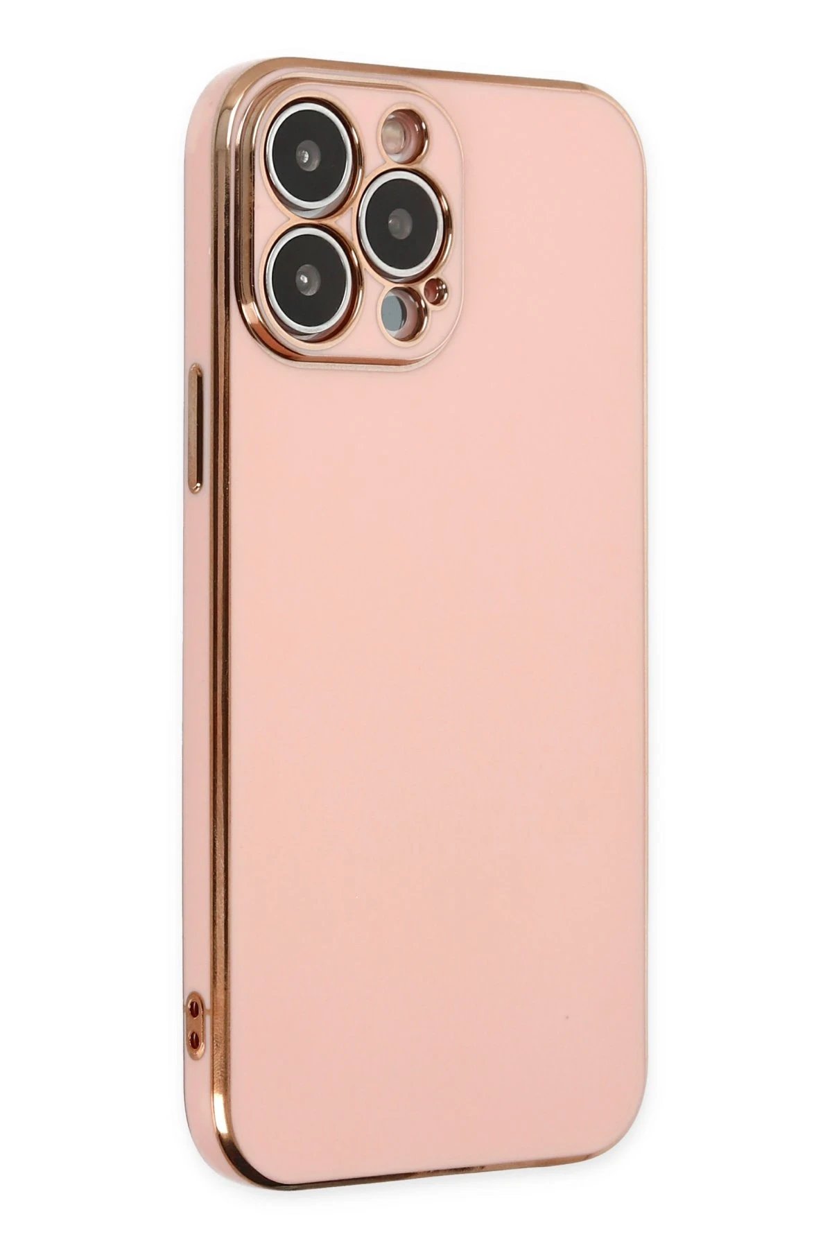 Newface iPhone 14 Pro Kılıf Volet Silikon - Pembe