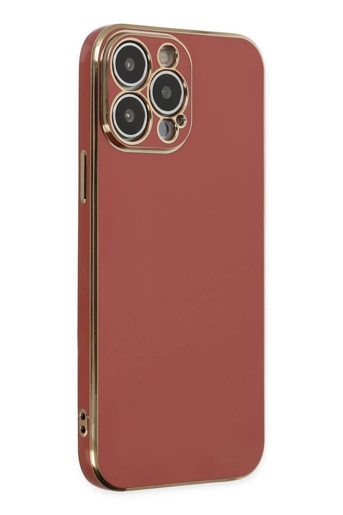 Newface iPhone 14 Pro Max Kılıf Volet Silikon - Kırmızı