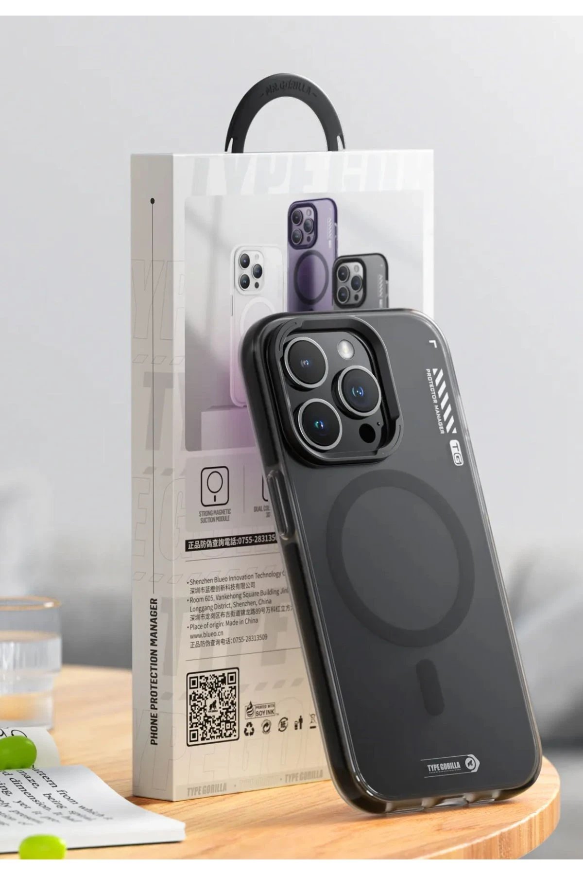 Newface iPhone 14 Pro Kılıf Blueo Friendly Magsafe Kapak - Beyaz