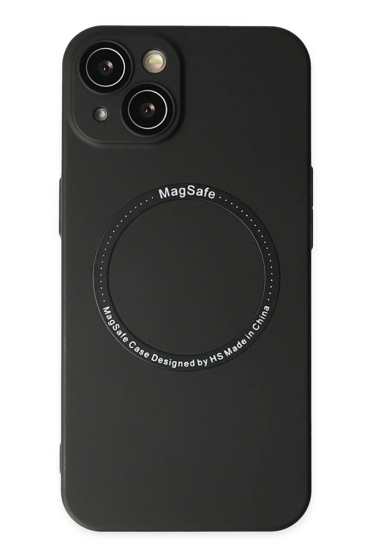 Newface iPhone 14 Plus Kılıf Jack Magneticsafe Lens Silikon - Siyah