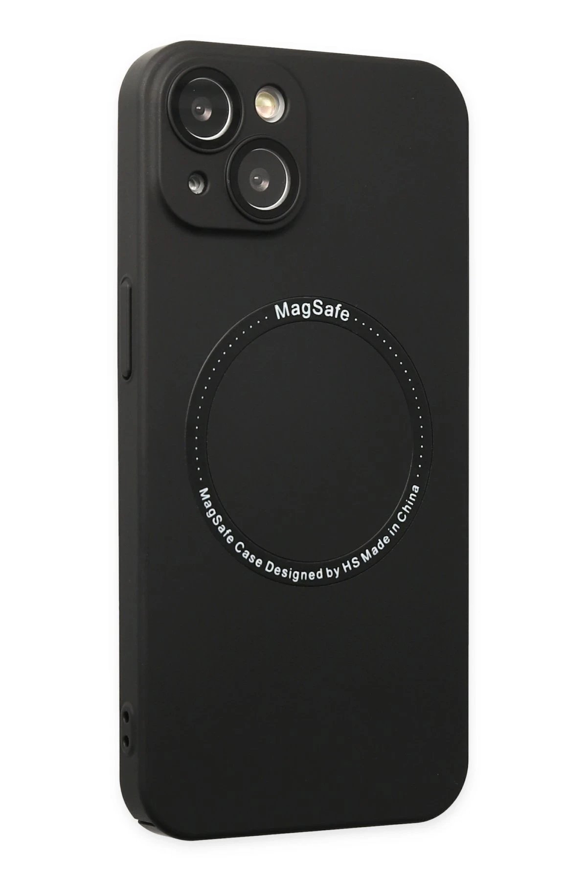 Newface iPhone 14 Plus Kılıf Jack Magneticsafe Lens Silikon - Siyah