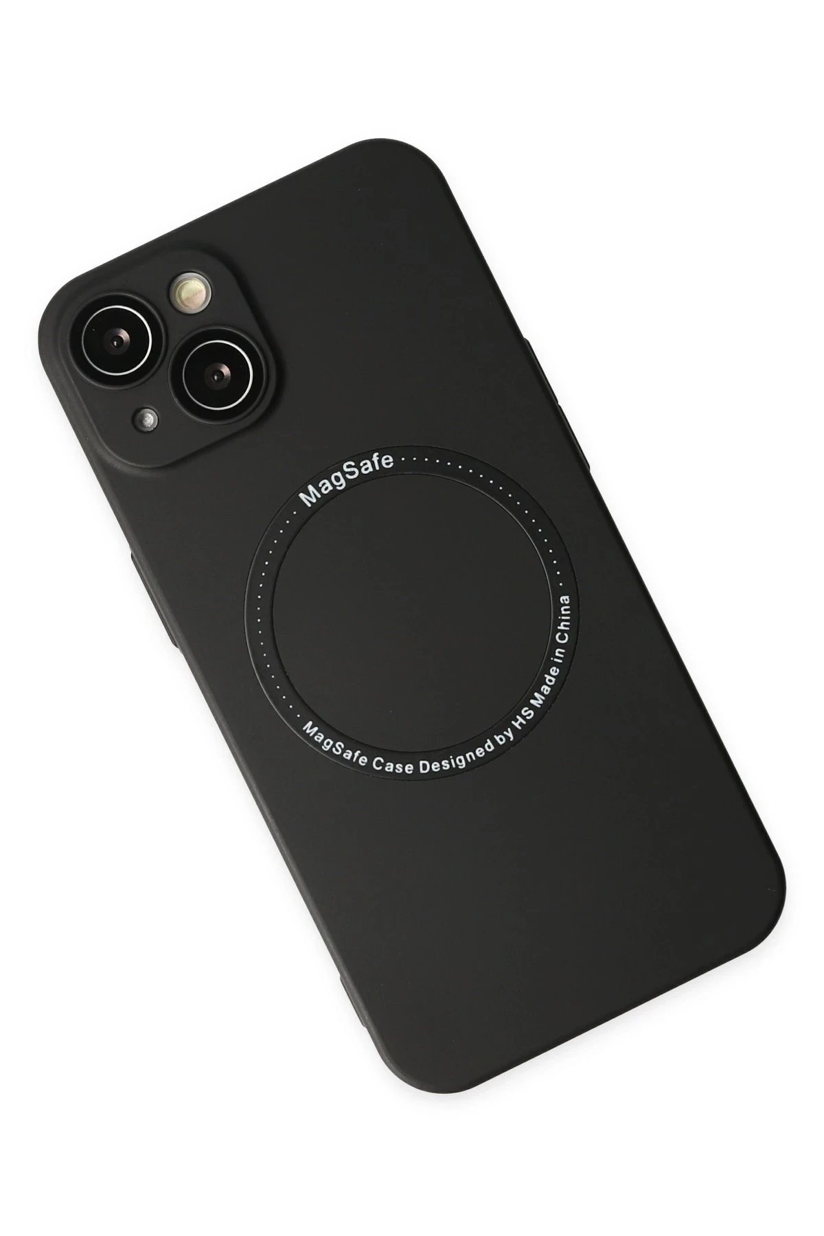 Newface iPhone 14 Plus Kılıf Jack Magneticsafe Lens Silikon - Siyah