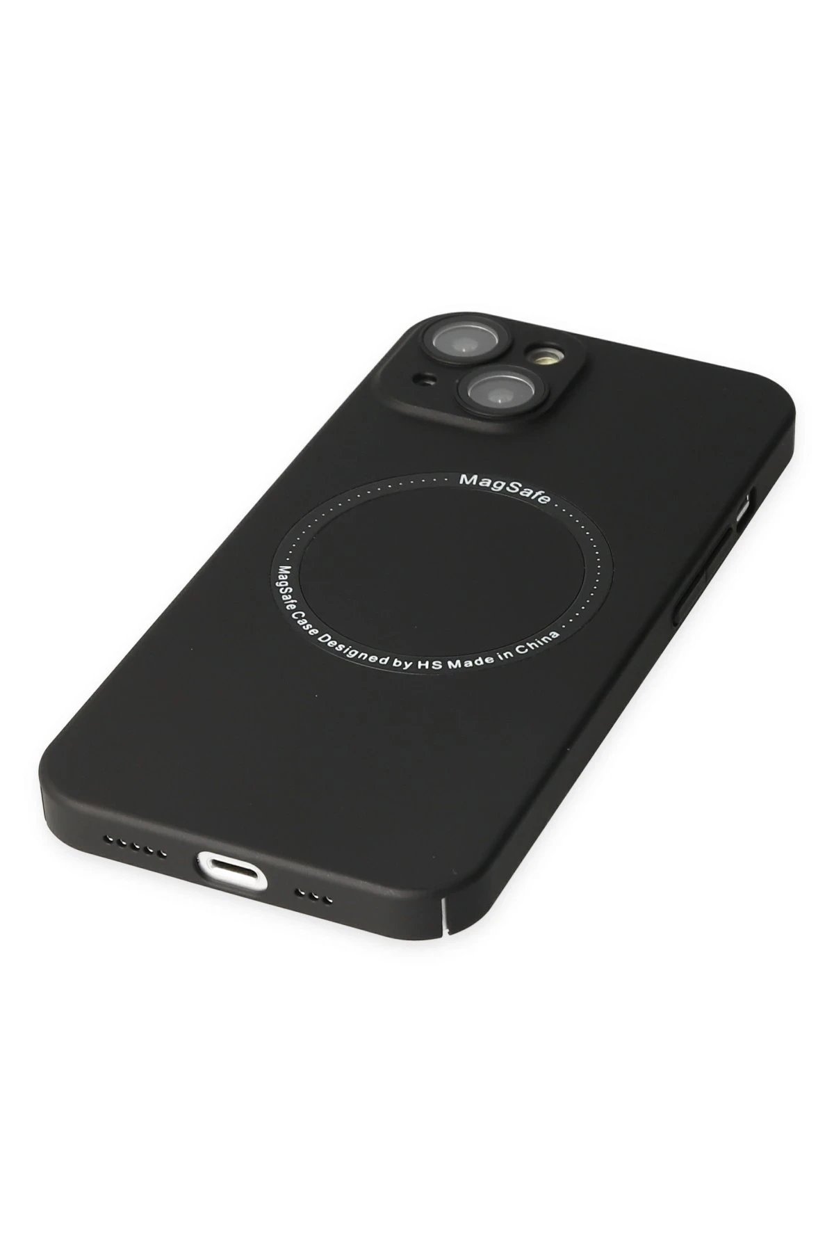Newface iPhone 14 Plus Kılıf Jack Magneticsafe Lens Silikon - Siyah