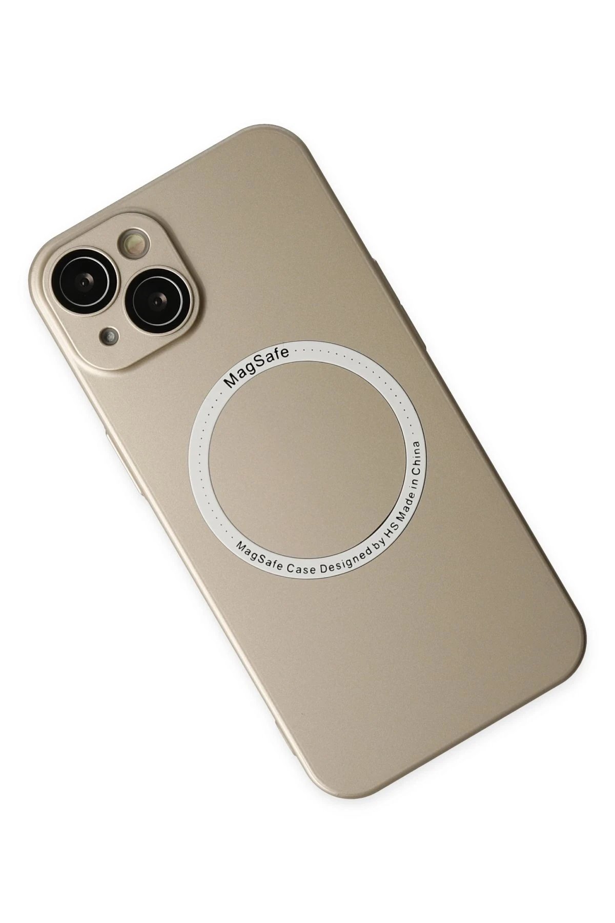 Newface iPhone 14 Plus Kılıf Jack Magneticsafe Lens Silikon - Gold