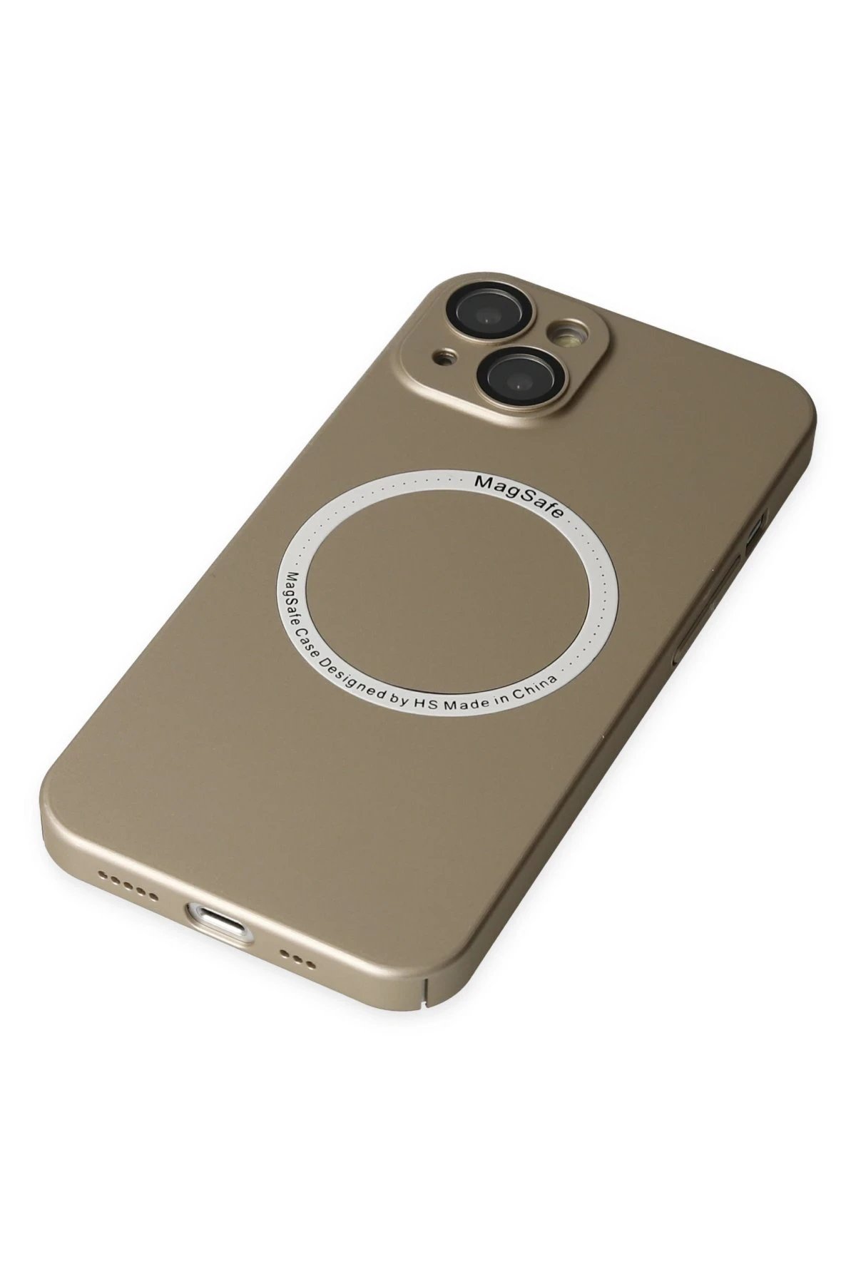 Newface iPhone 14 Plus Kılıf Jack Magneticsafe Lens Silikon - Gold