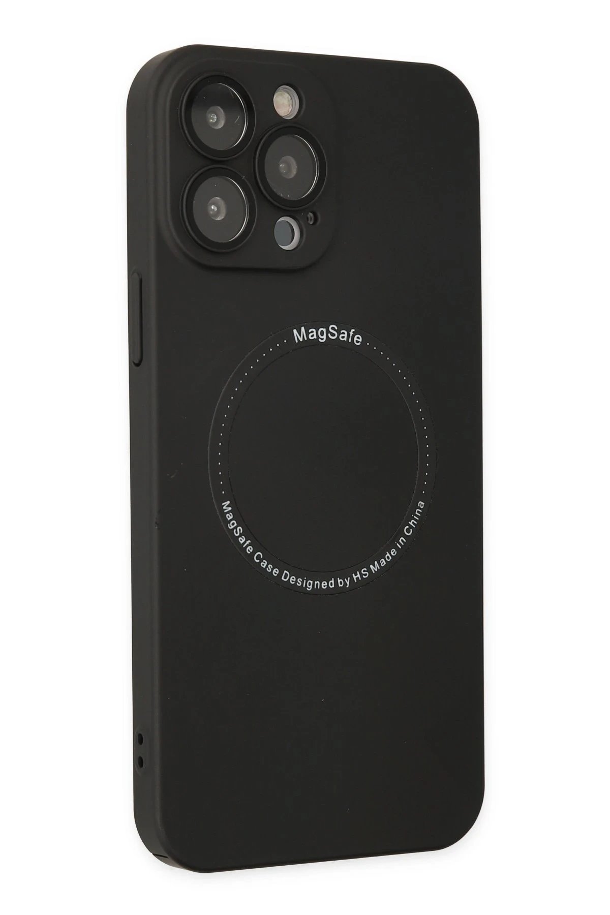 Newface iPhone 14 Pro Kılıf Jack Magneticsafe Lens Silikon - Siyah