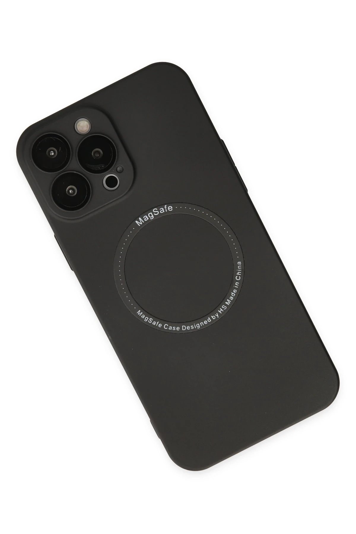 Newface iPhone 14 Pro Kılıf Jack Magneticsafe Lens Silikon - Siyah