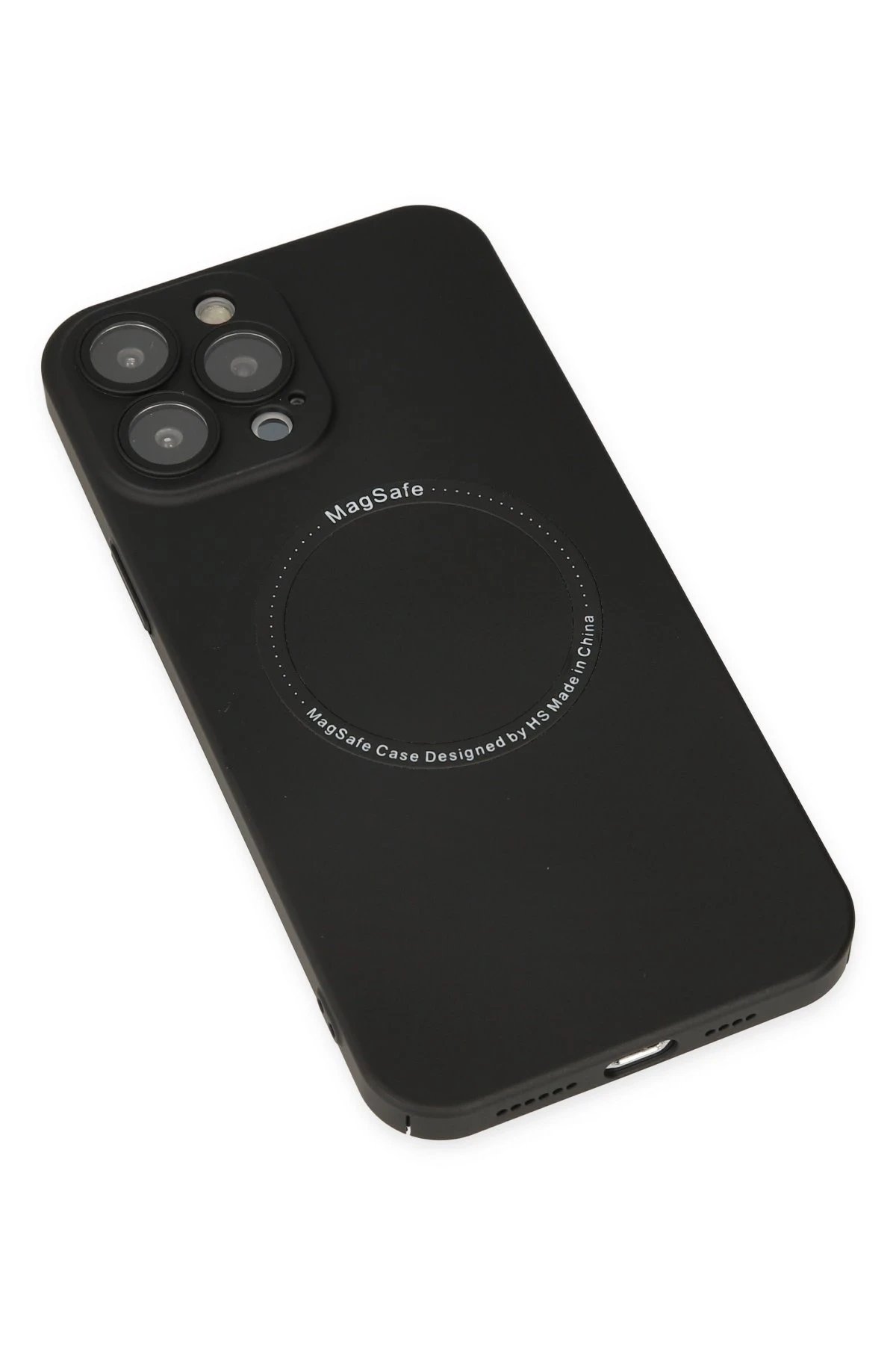 Newface iPhone 14 Pro Kılıf Jack Magneticsafe Lens Silikon - Siyah