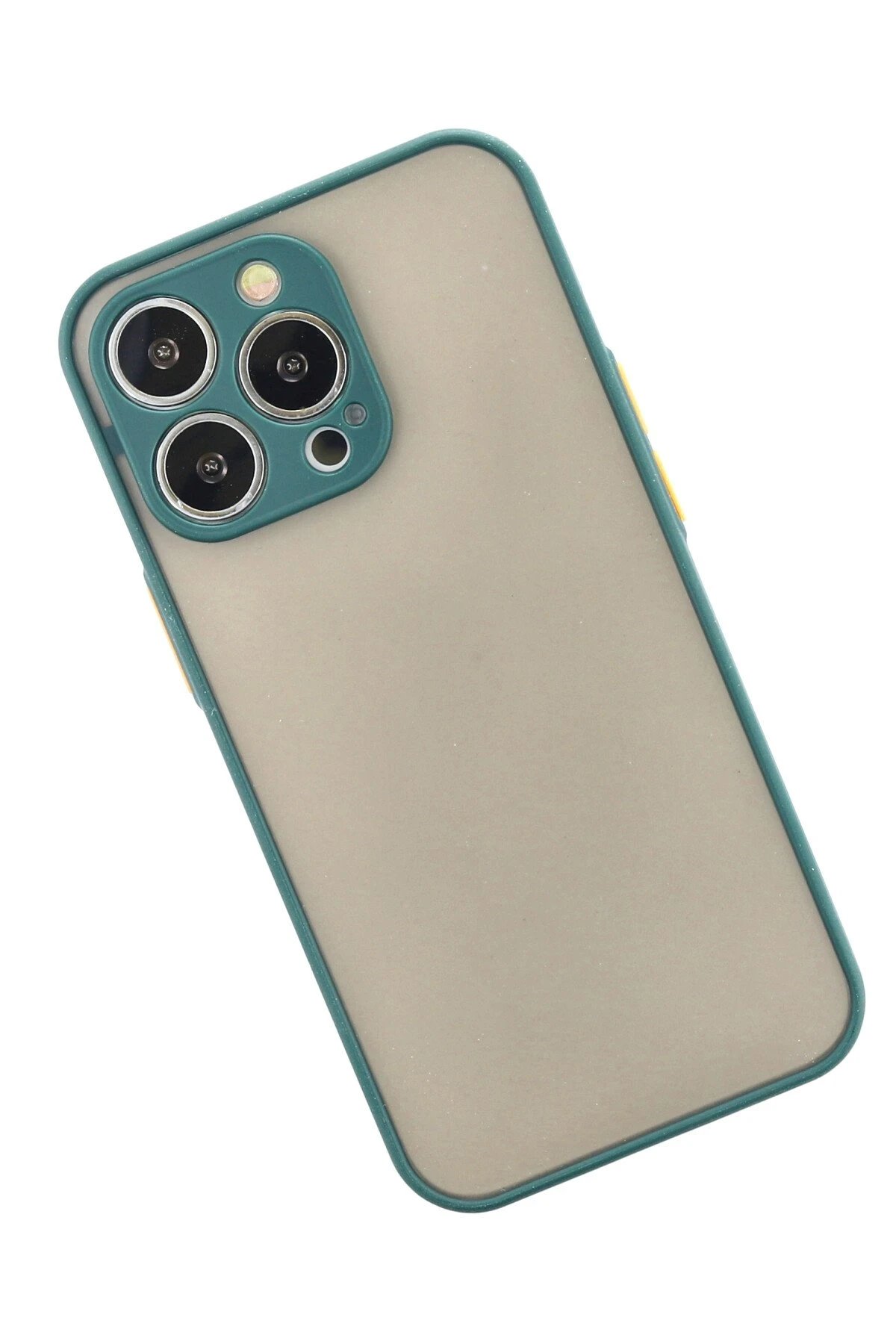 Newface iPhone 14 Pro Kılıf Montreal Silikon Kapak - Yeşil