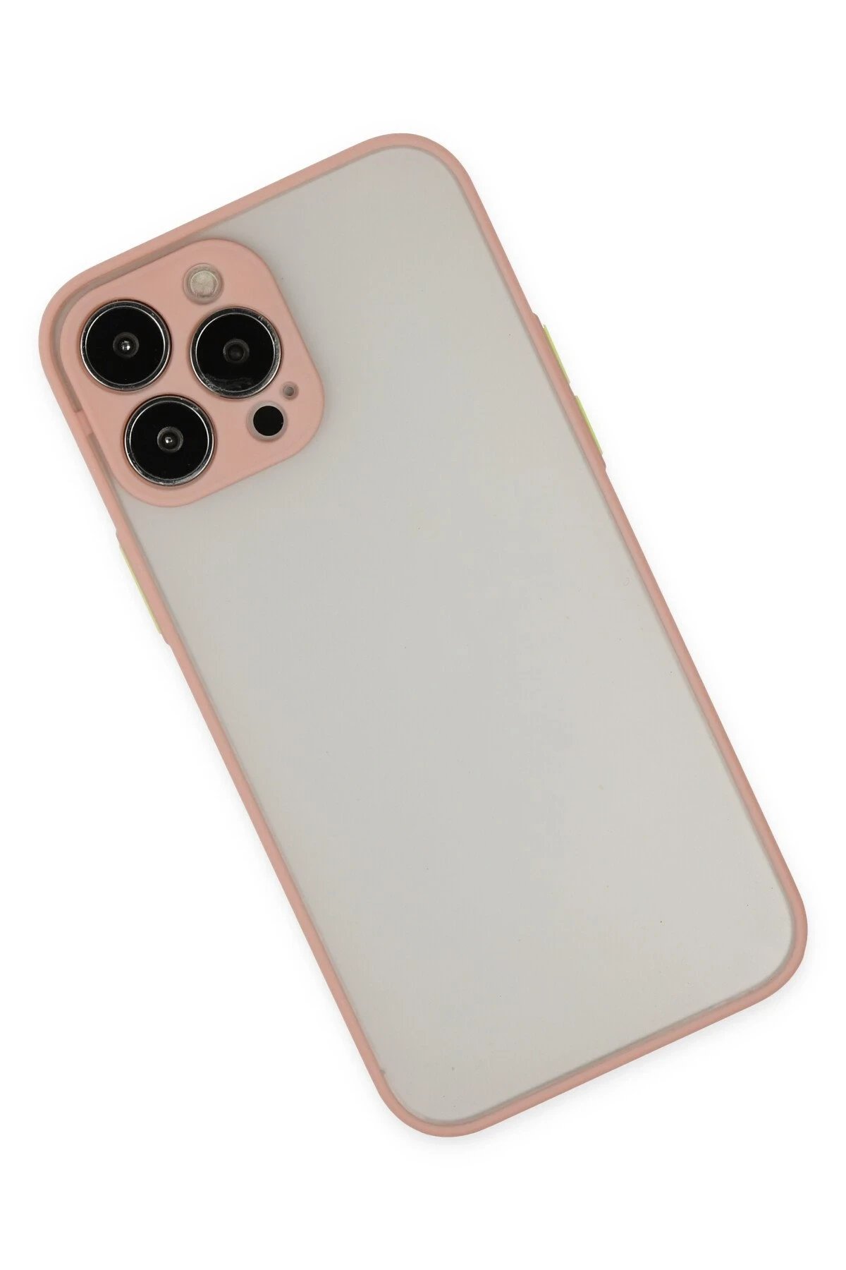 Newface iPhone 14 Pro Kılıf Montreal Silikon Kapak - Pembe