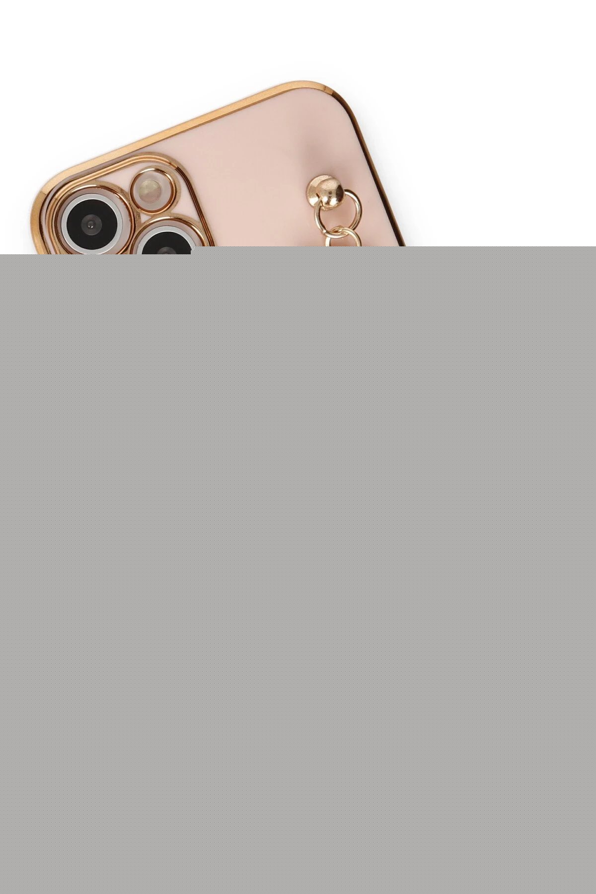 Newface iPhone 14 Plus Kılıf Esila Silikon - Pudra