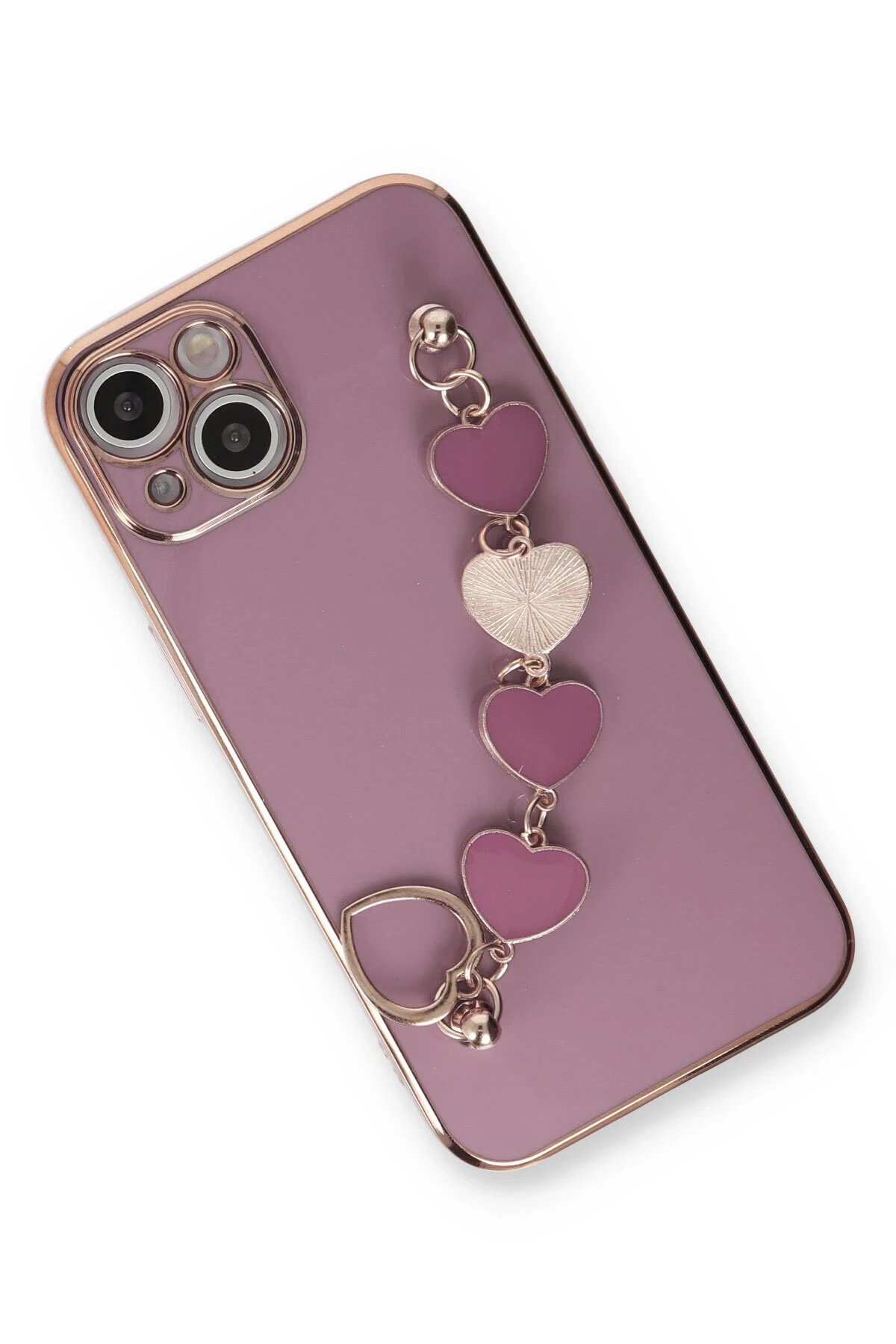 Newface iPhone 14 Plus Kılıf Esila Silikon - Mor