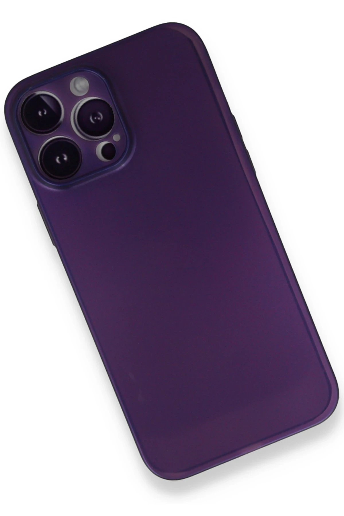 Newface iPhone 14 Pro Kılıf PP Ultra İnce Kapak - Mor