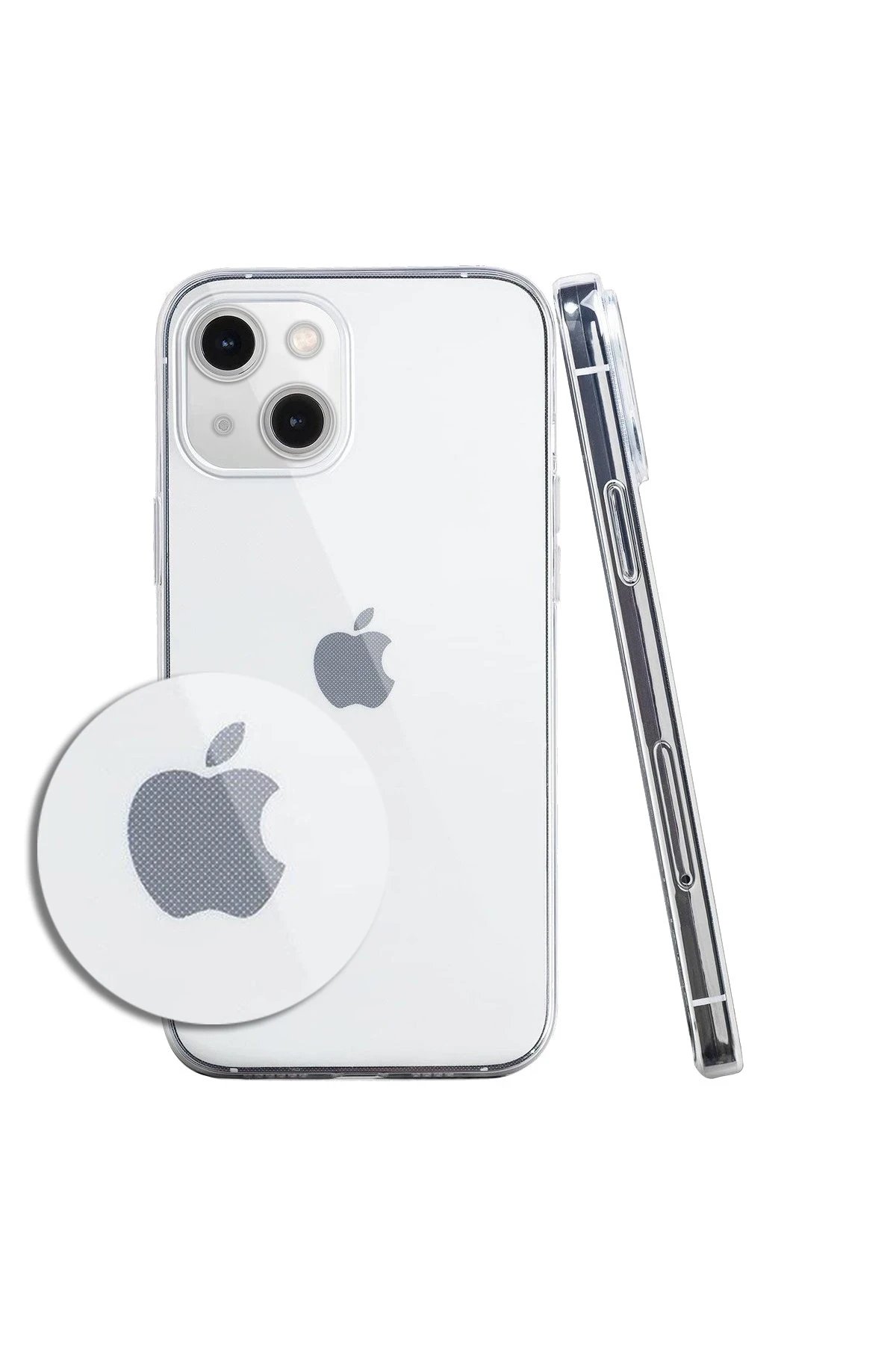 Newface iPhone 14 Kılıf Lüx Şeffaf Silikon