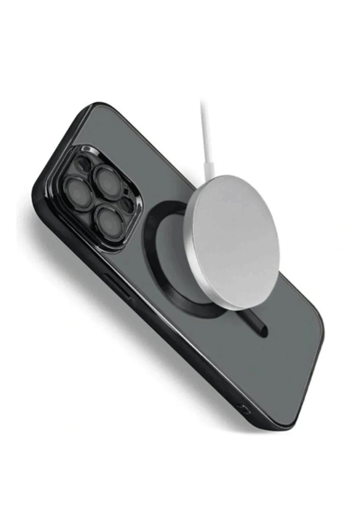 Newface iPhone 15 Pro Kılıf Kross Magneticsafe Kapak - Gold