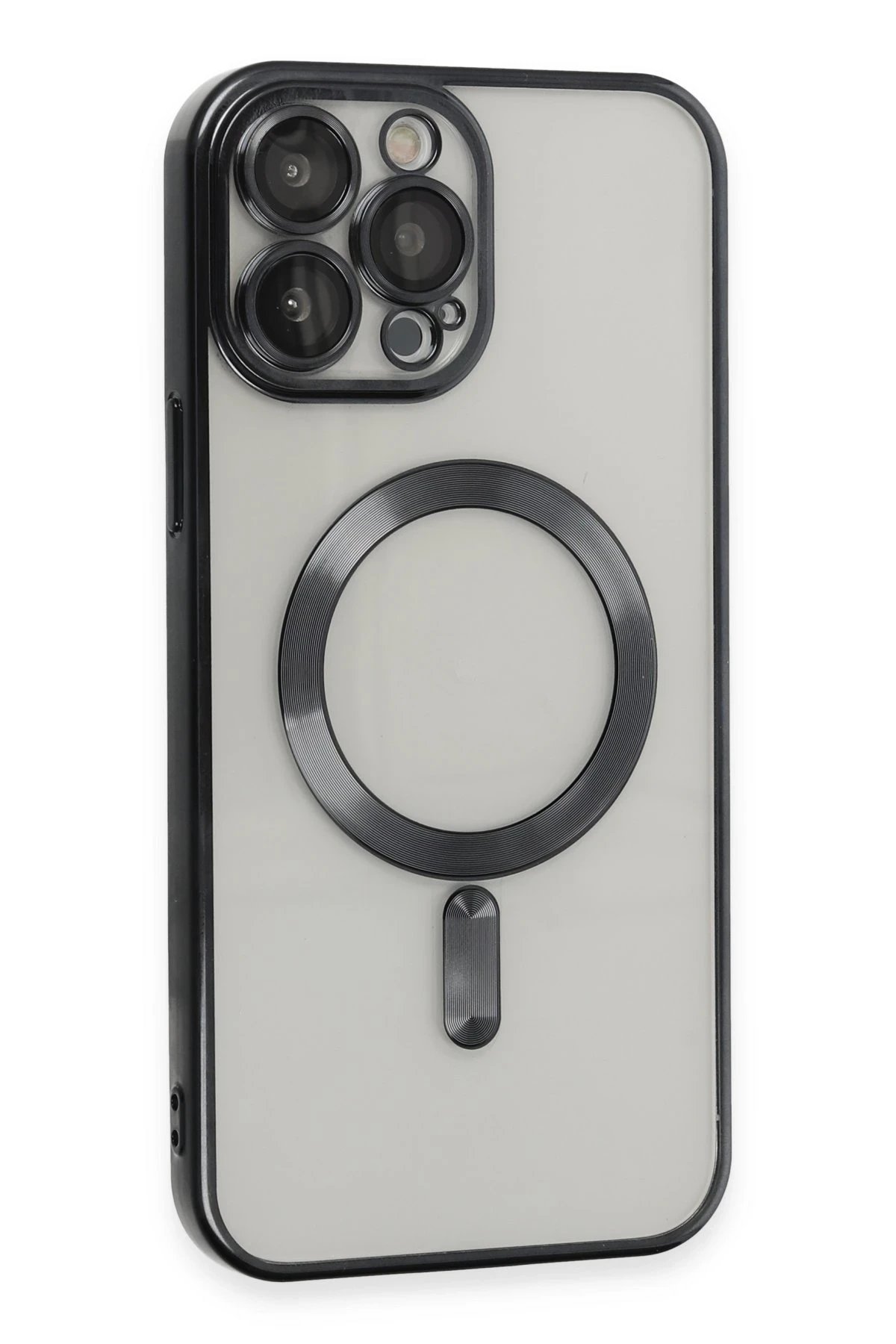 Newface iPhone 15 Pro Max Kılıf Kross Magneticsafe Kapak - Siyah