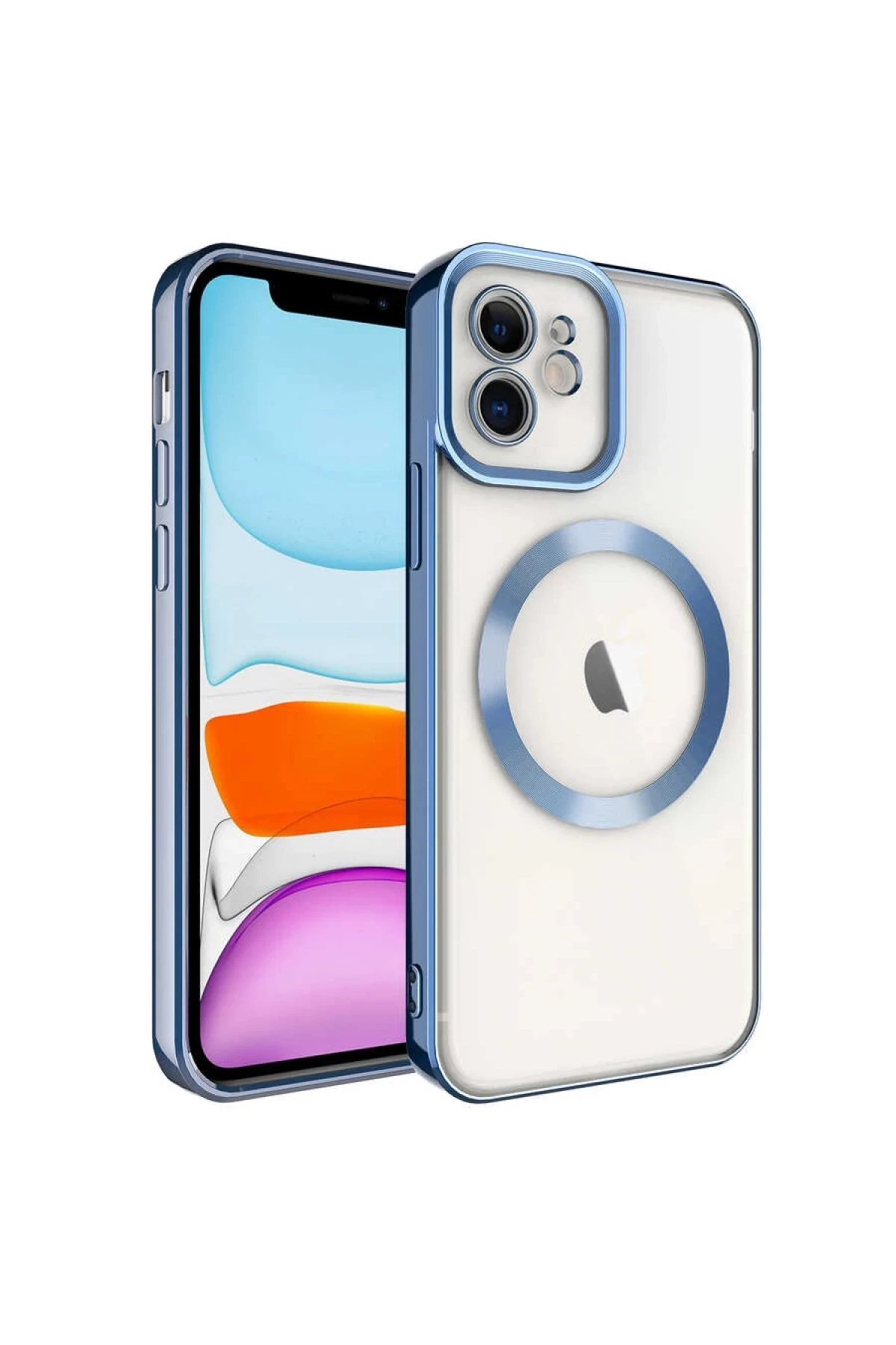 Newface iPhone 11 Kılıf Kross Magneticsafe Kapak - Sierra Blue
