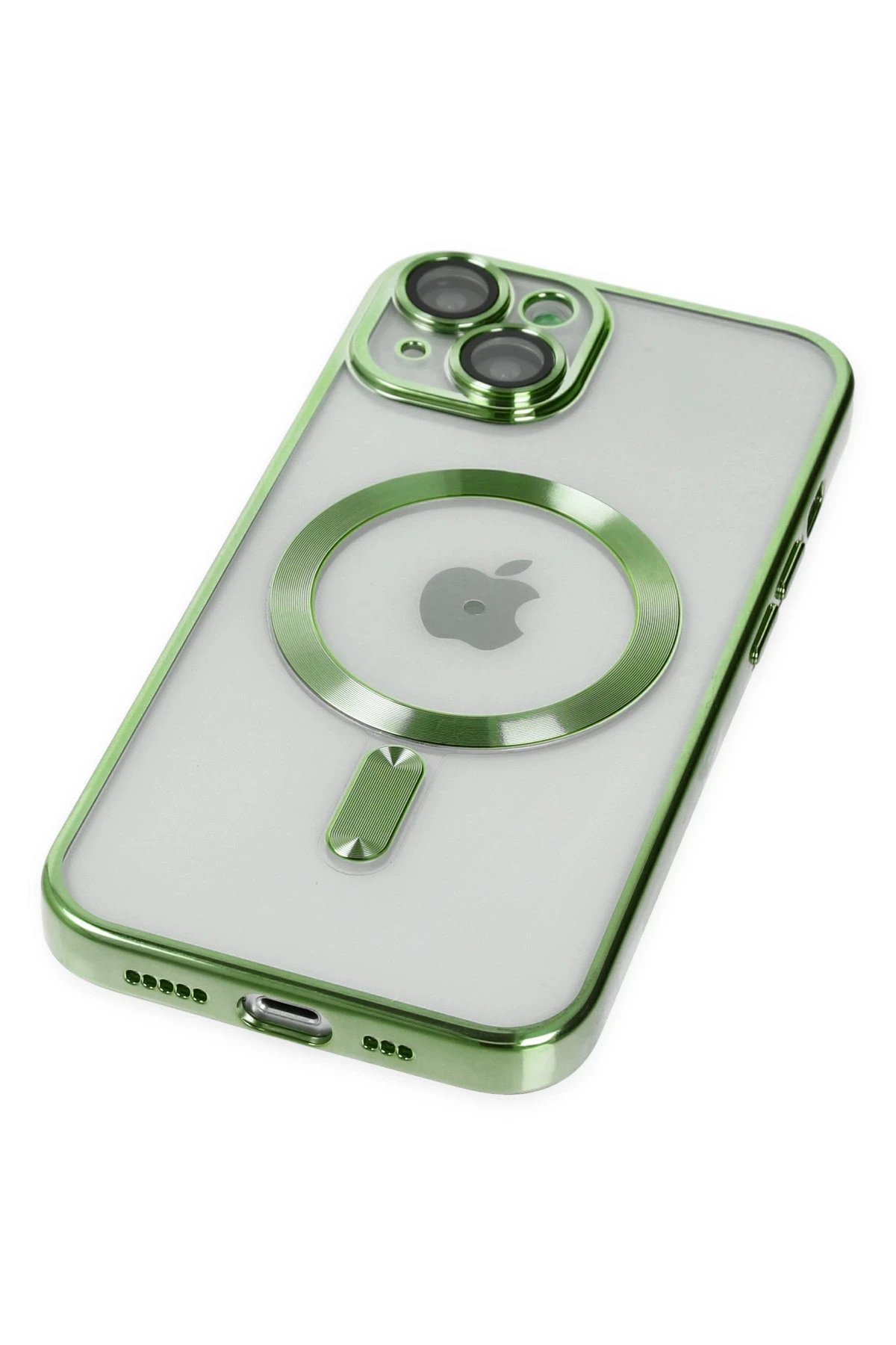 Newface iPhone 14 Kılıf Kross Magneticsafe Kapak - Koyu Yeşil