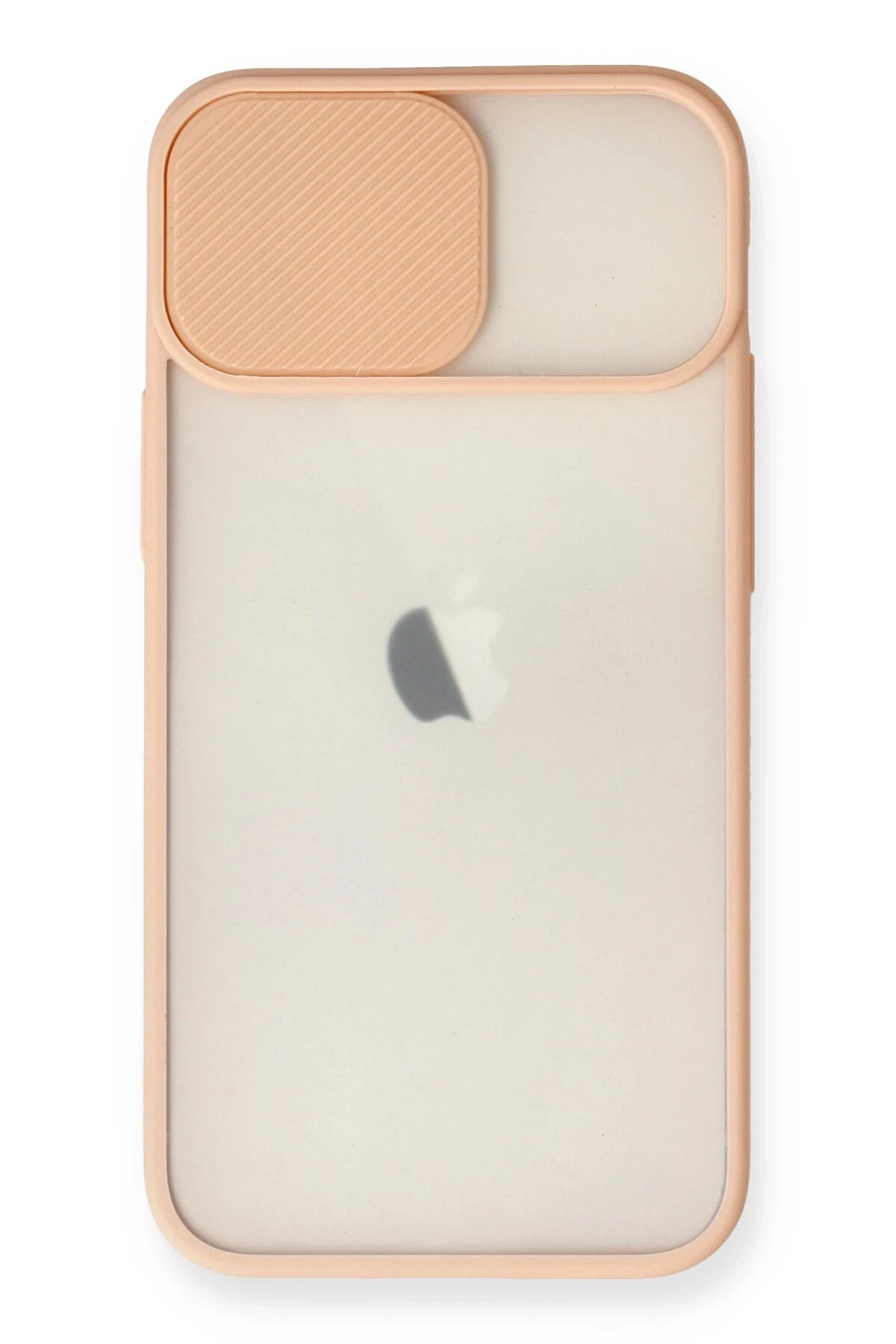Newface iPhone 11 Kılıf Palm Buzlu Kamera Sürgülü Silikon - Pembe