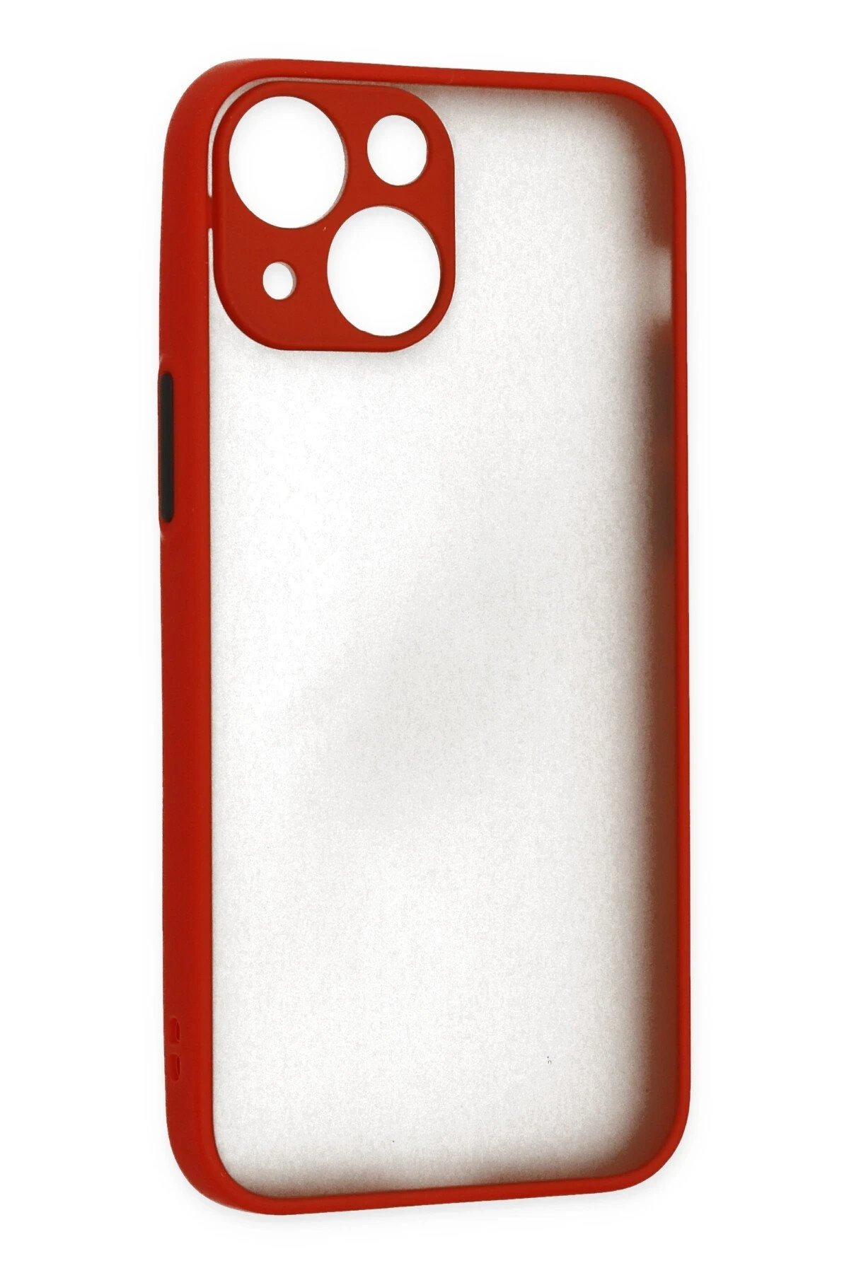 Newface iPhone 15 Kılıf Montreal Silikon Kapak - Kırmızı