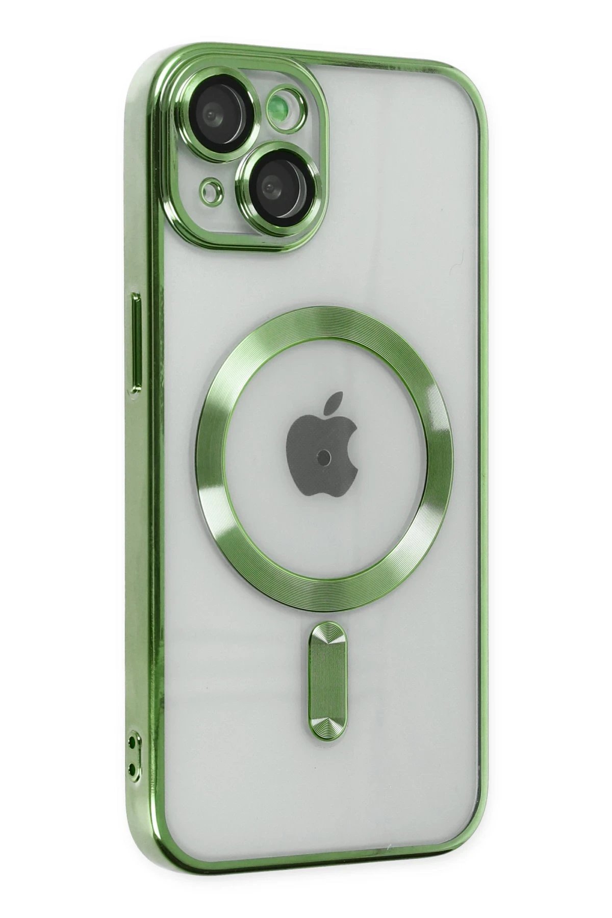 Newface iPhone 14 Plus Kılıf Kross Magneticsafe Kapak - Koyu Yeşil