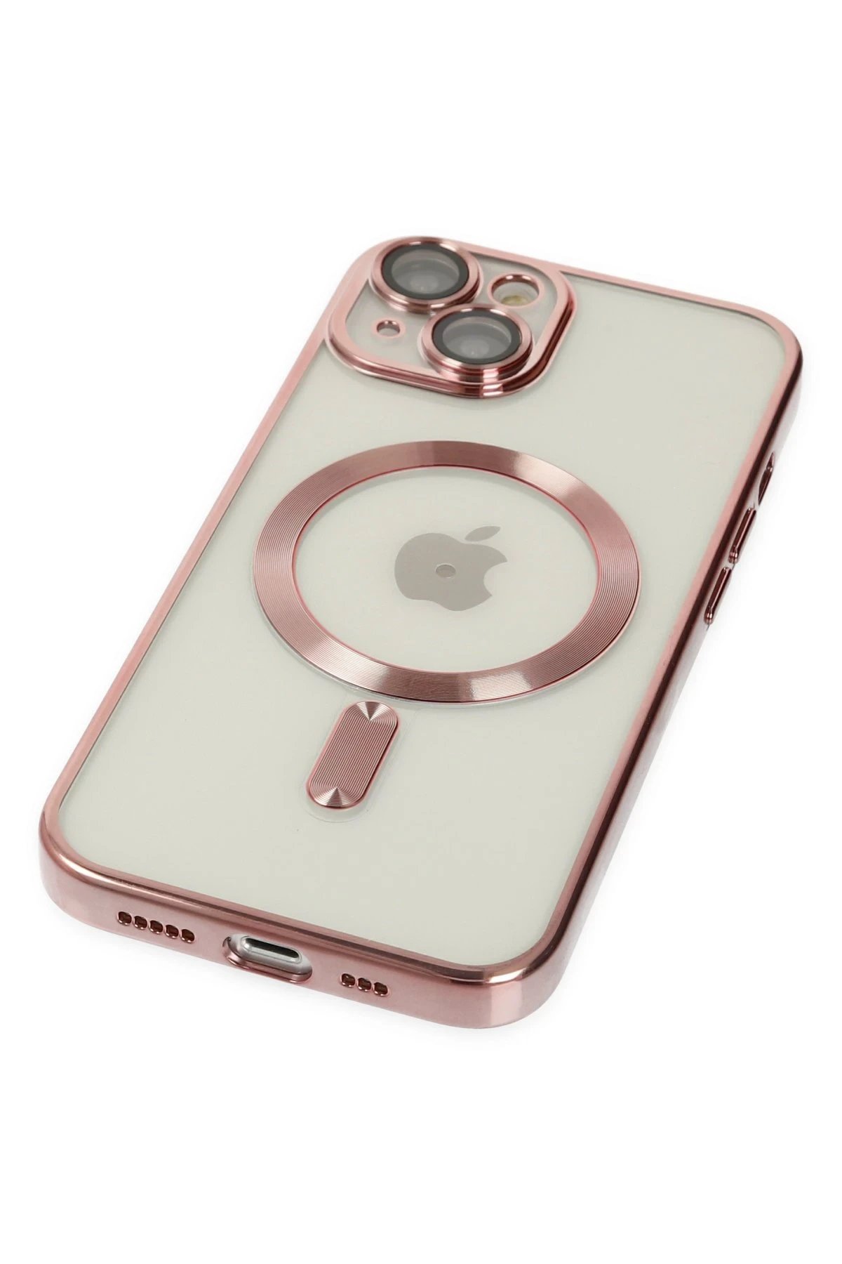 Newface iPhone 14 Plus Kılıf Kross Magneticsafe Kapak - Rose