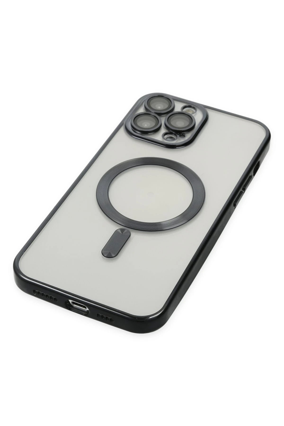 Newface iPhone 14 Pro Kılıf Kross Magneticsafe Kapak - Siyah