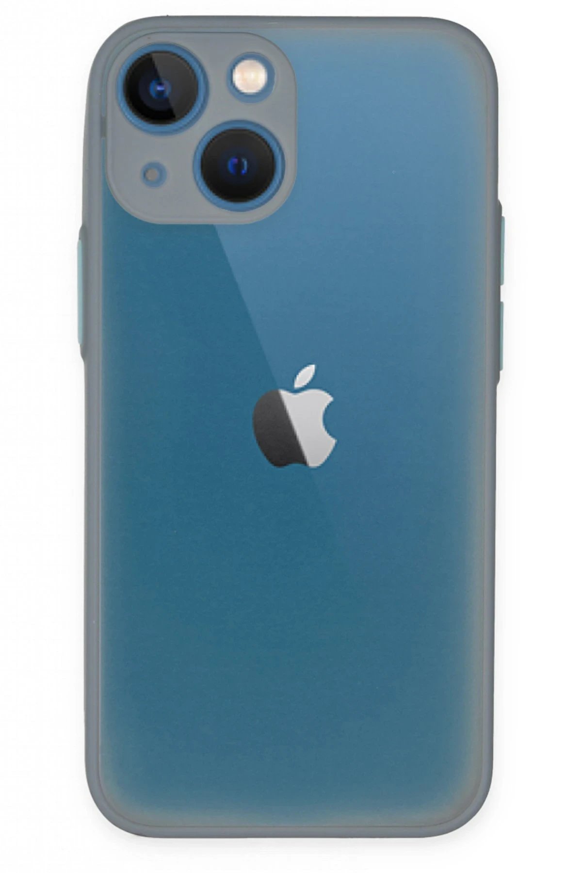 Newface iPhone 15 Plus Kılıf Montreal Silikon Kapak - Gri