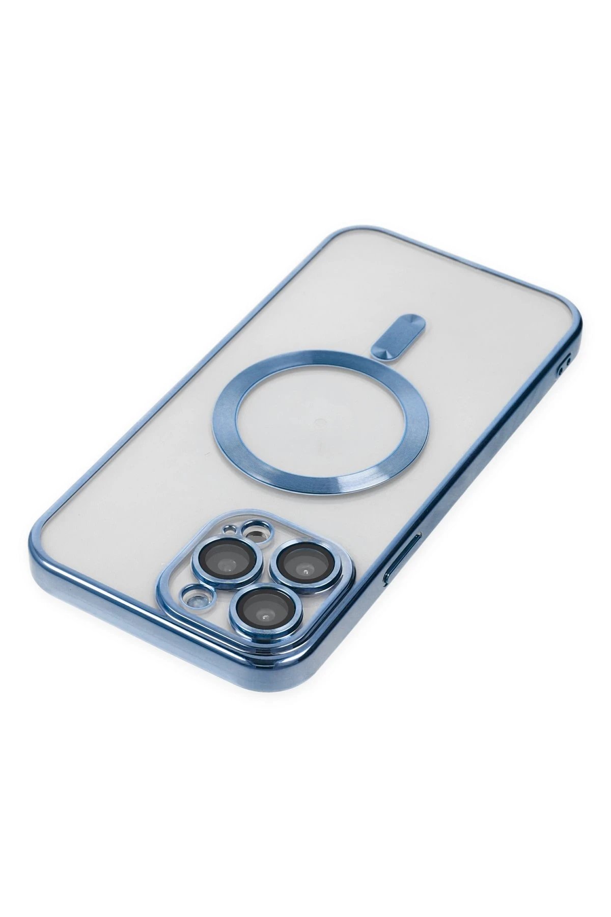 Newface iPhone 14 Pro Kılıf Kross Magneticsafe Kapak - Sierra Blue