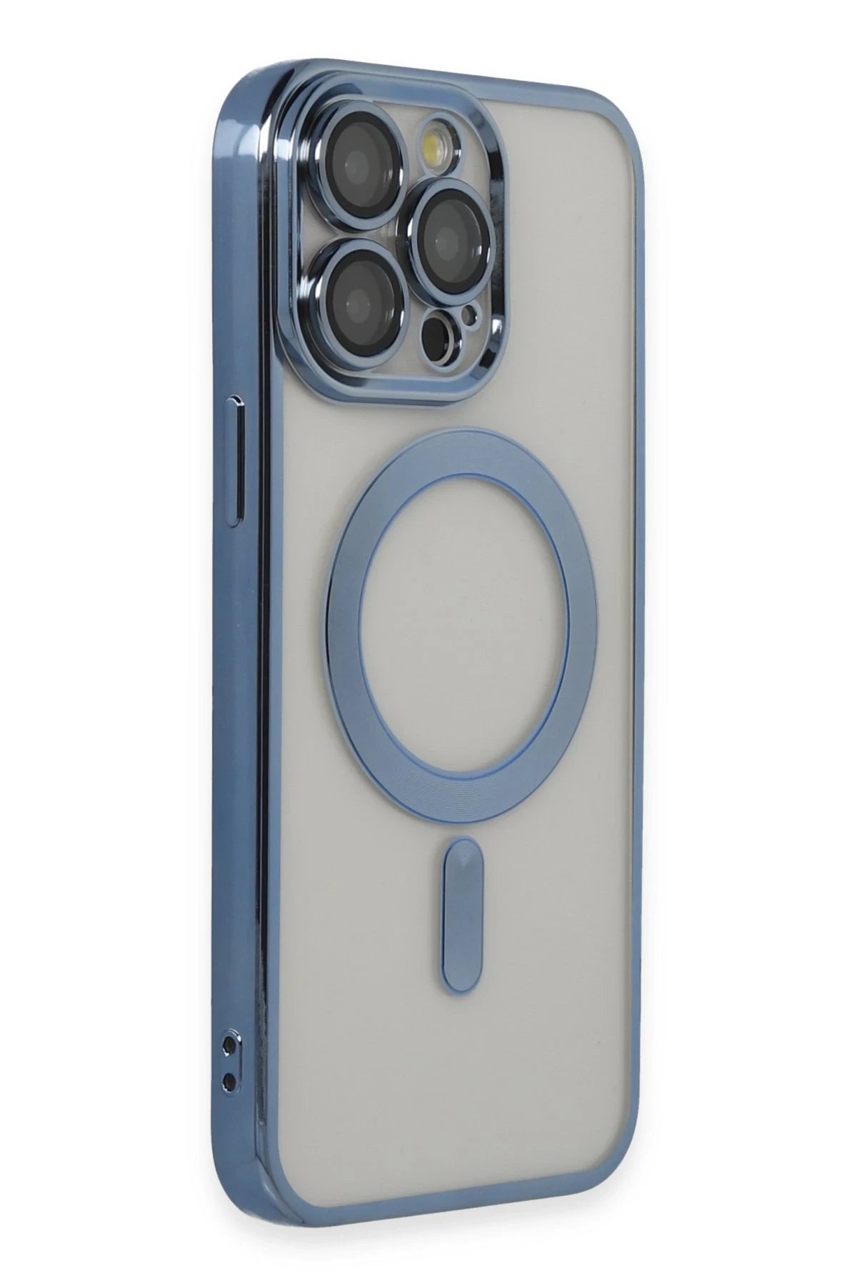 Newface iPhone 14 Pro Max Kılıf Kross Magneticsafe Kapak - Sierra Blue