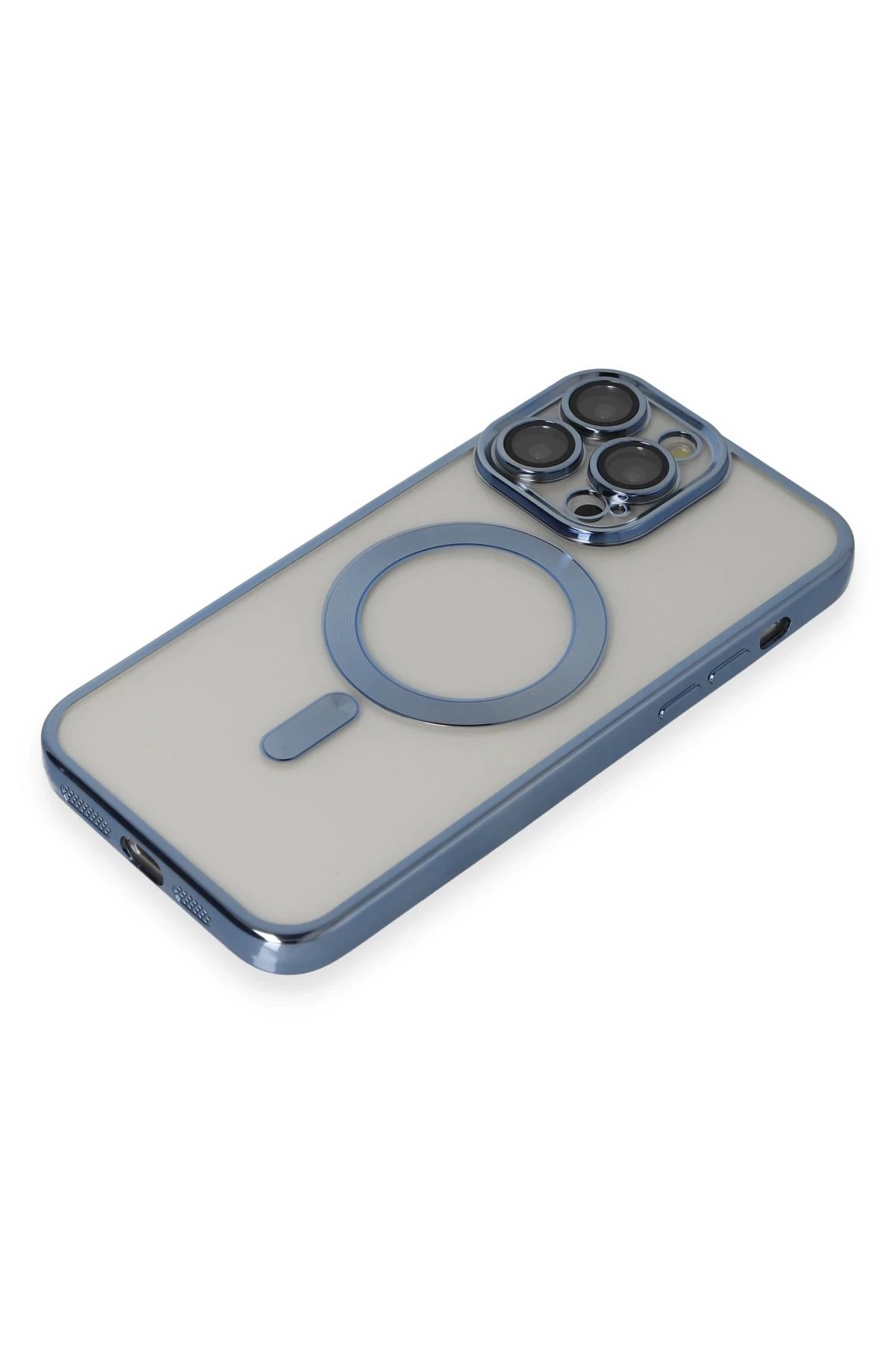 Newface iPhone 14 Pro Max Kılıf Kross Magneticsafe Kapak - Sierra Blue