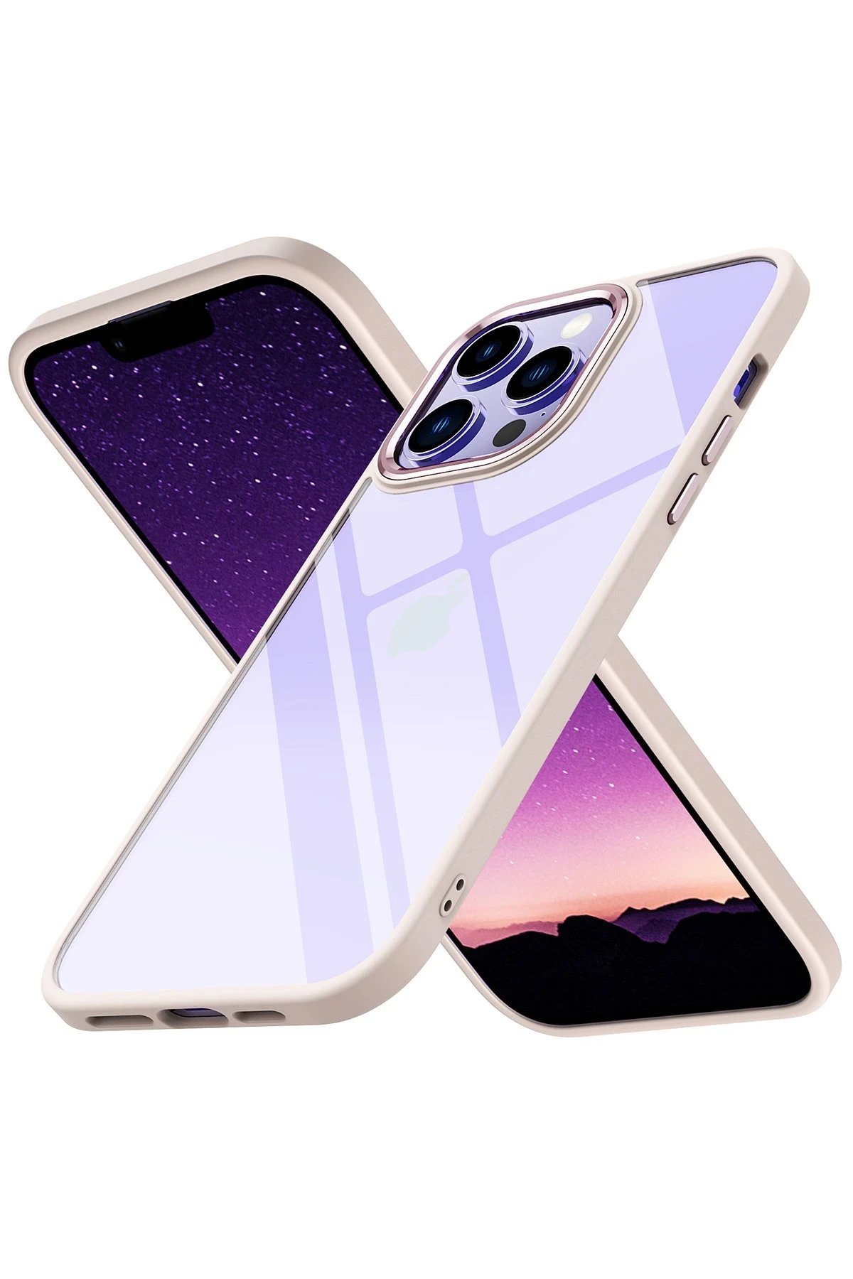 Newface iPhone 14 Pro Kılıf Power Silikon - Rose