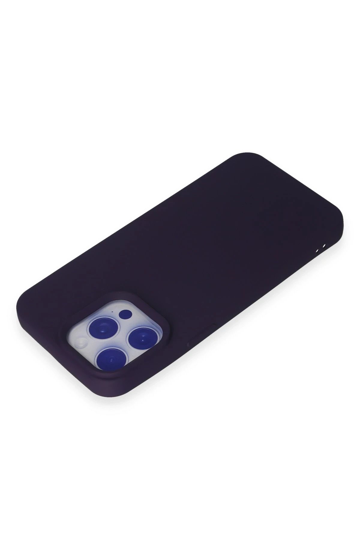 Newface iPhone 15 Pro Max Kılıf Nano içi Kadife Silikon - Mor