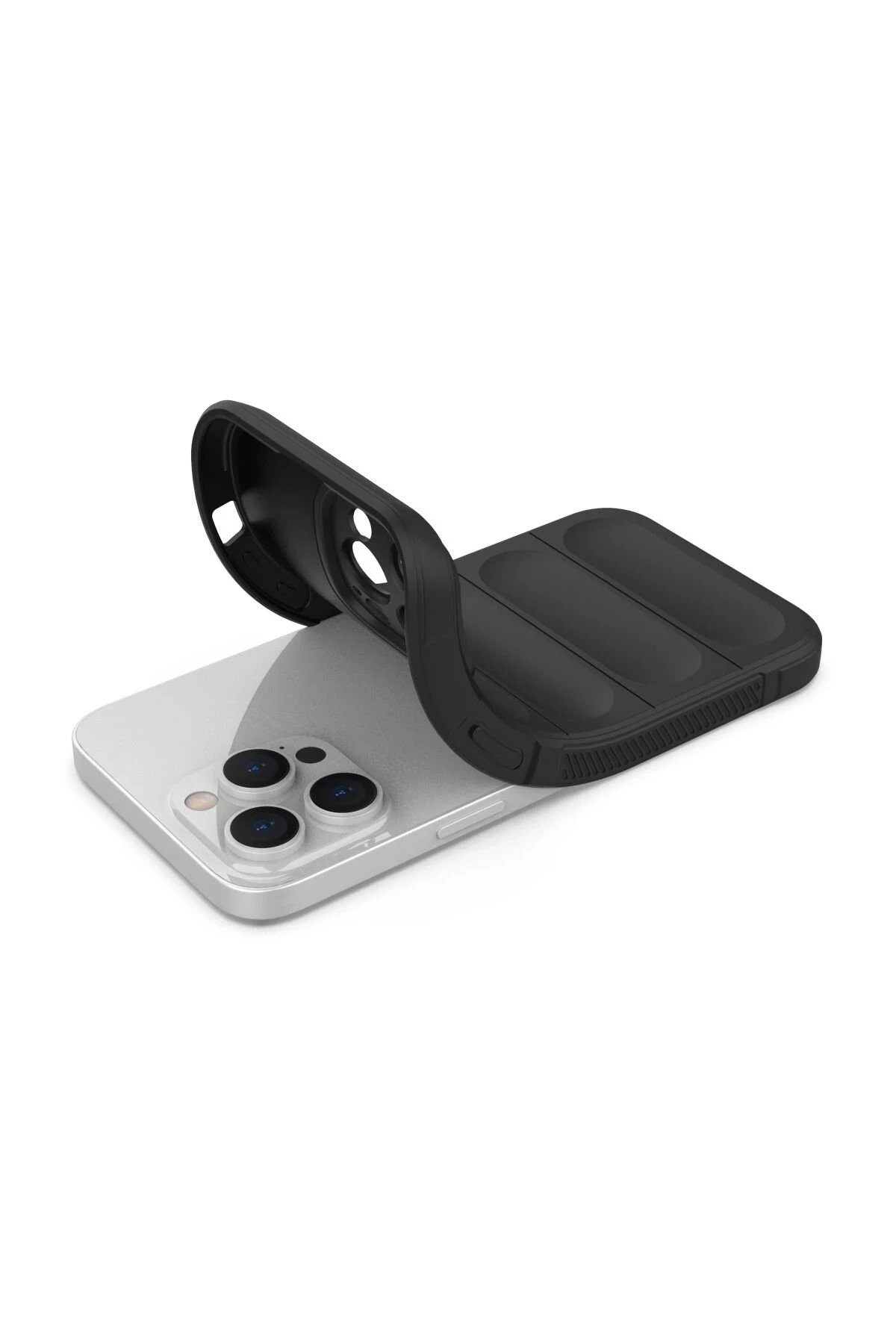 Newface iPhone 15 Pro Kılıf Optimum Silikon - Siyah