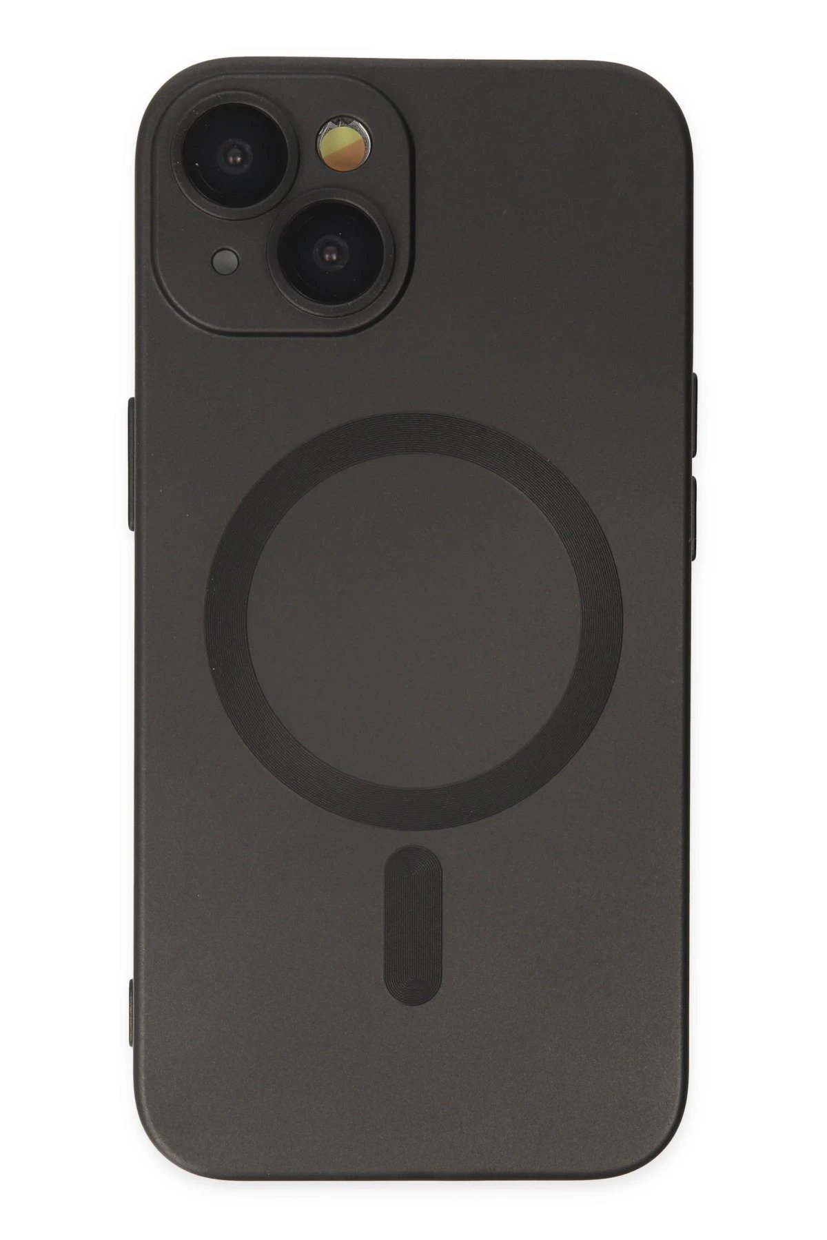 Newface iPhone 14 Plus Kılıf Moshi Lens Magneticsafe Silikon - Siyah
