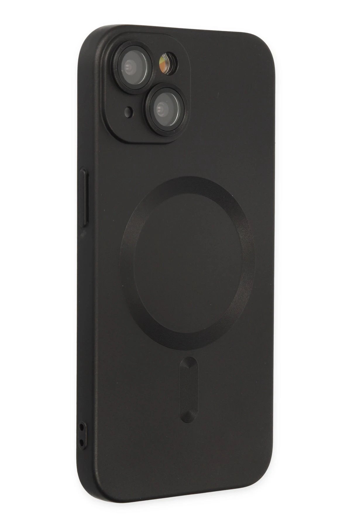 Newface iPhone 14 Plus Kılıf Moshi Lens Magneticsafe Silikon - Siyah