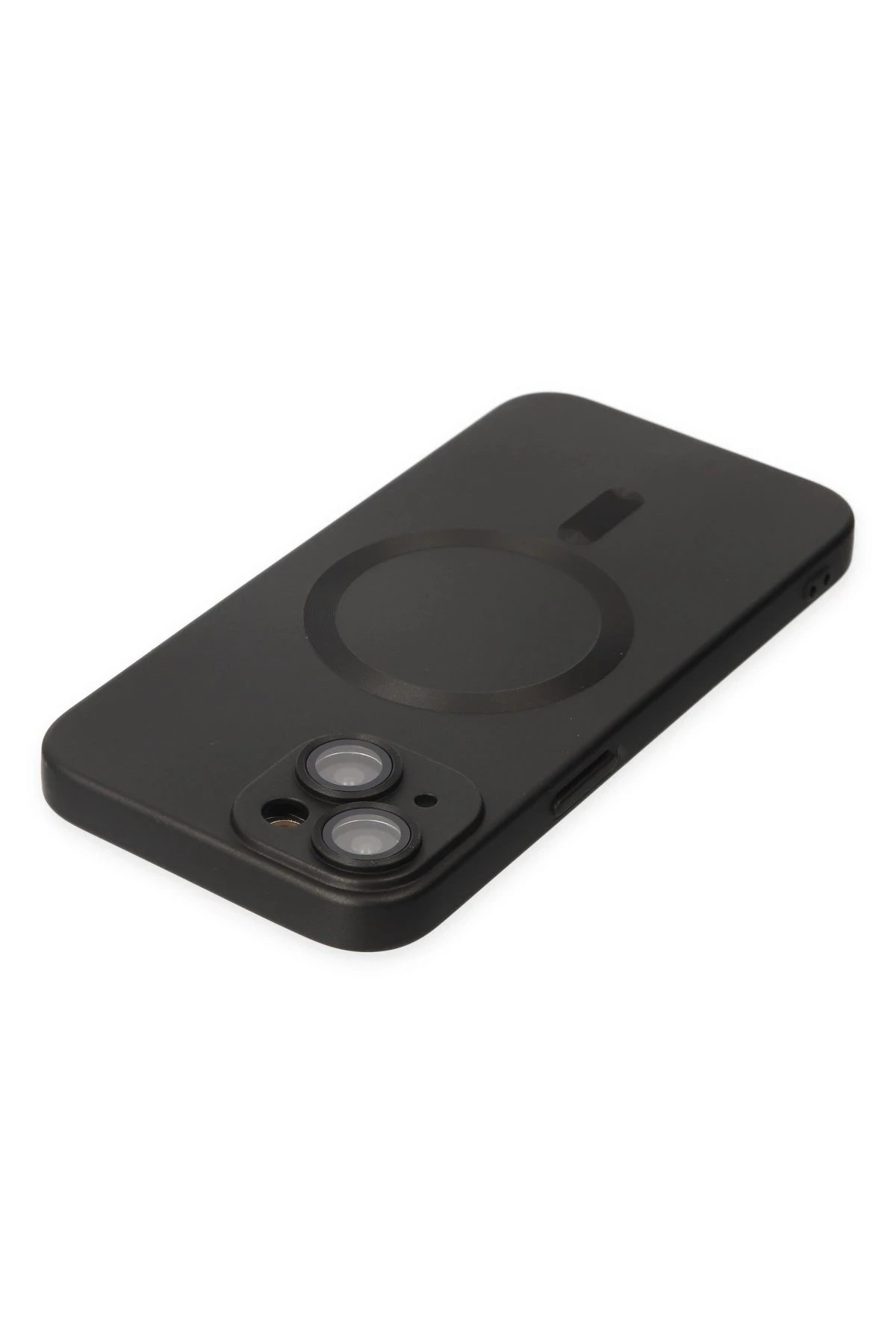 Newface iPhone 14 Plus Kılıf Moshi Lens Magneticsafe Silikon - Siyah