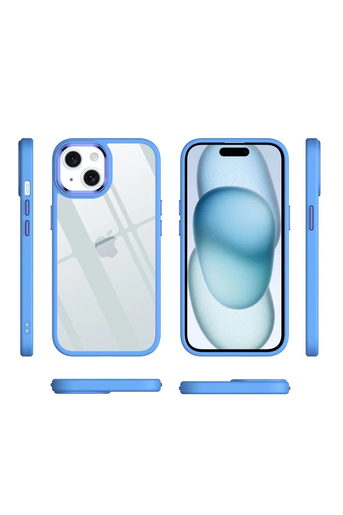 Newface iPhone 15 Kılıf Power Silikon - Koyu Yeşil