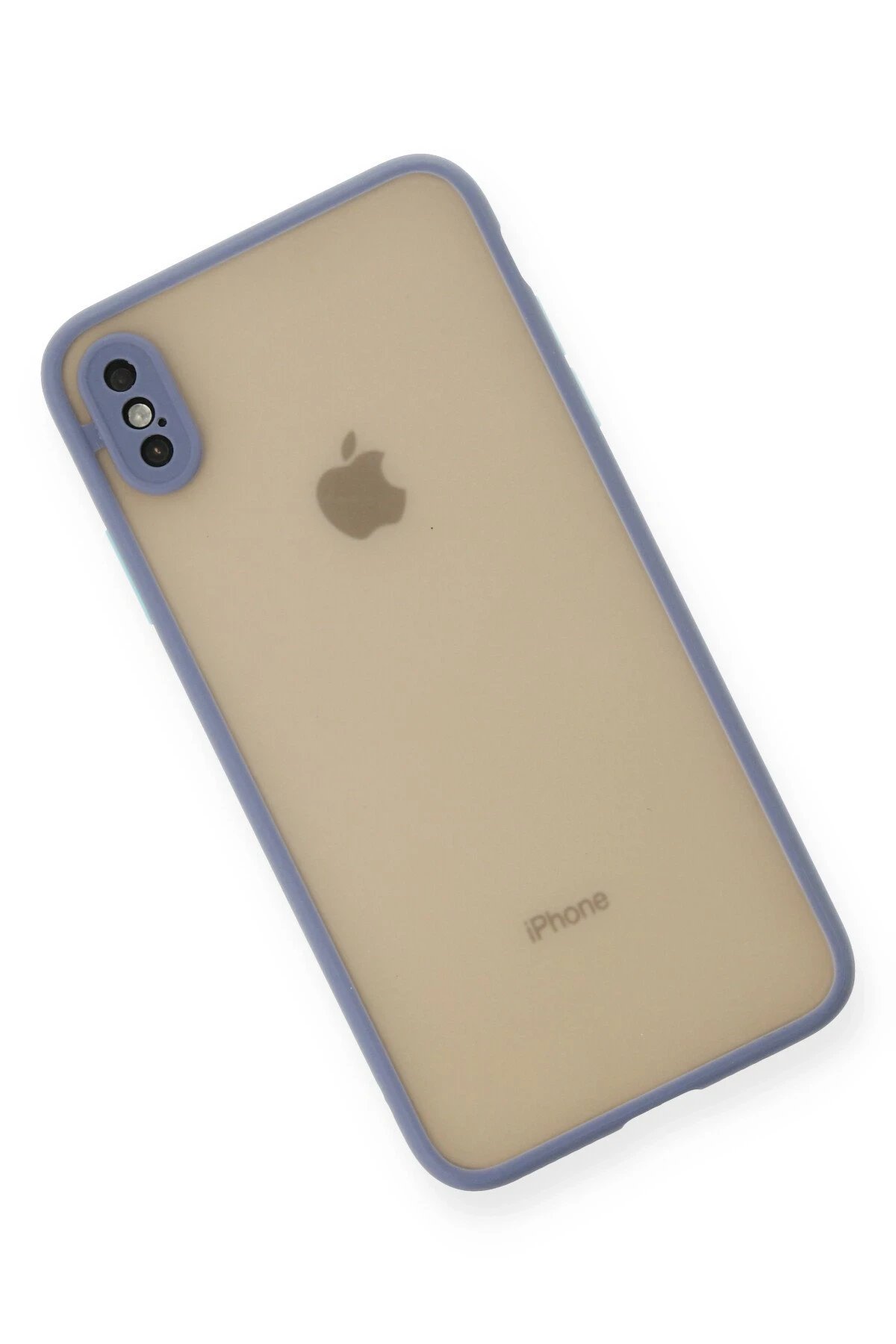 Newface iPhone XS Max Kılıf Montreal Silikon Kapak - Gri