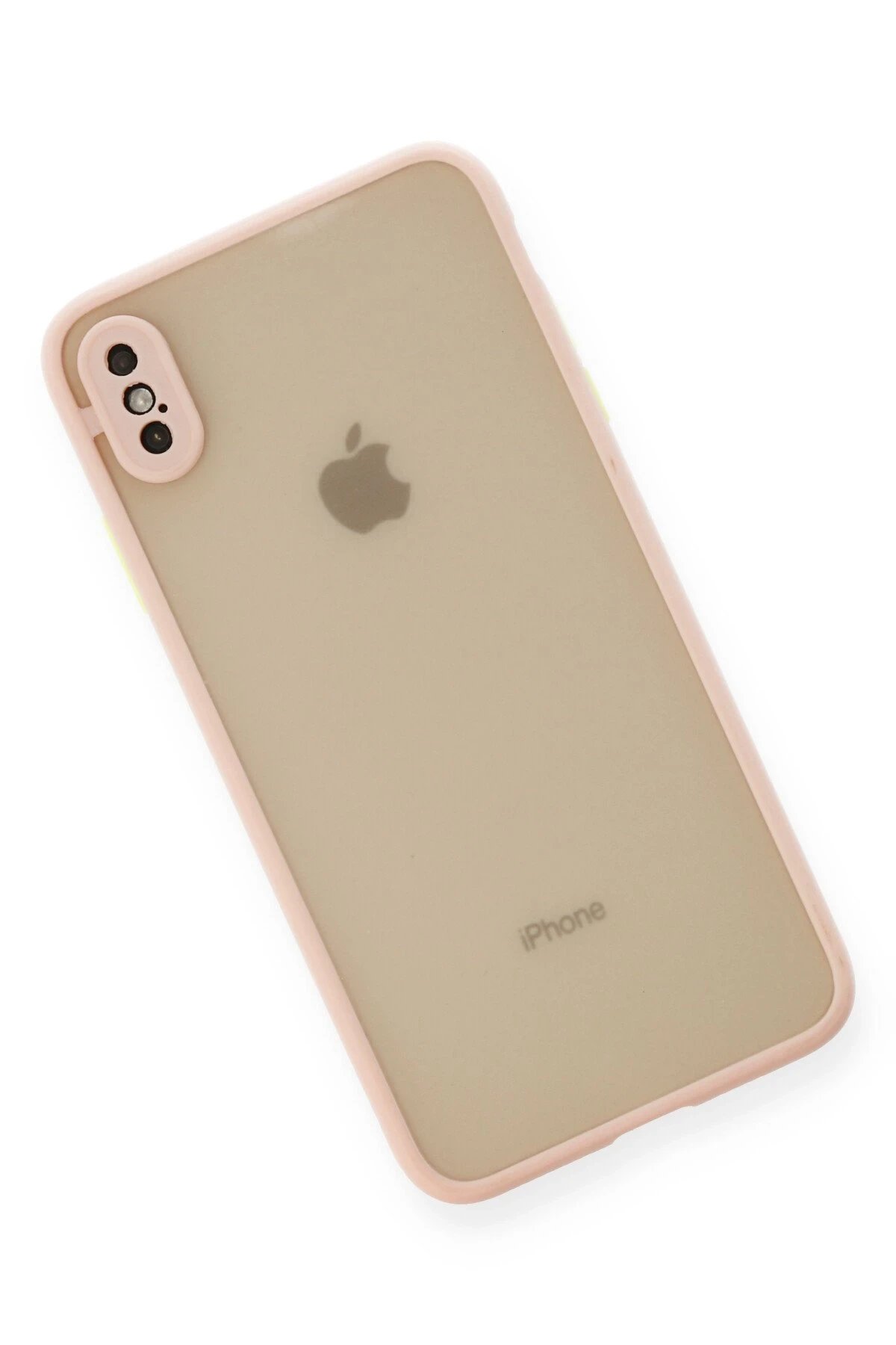 Newface iPhone XS Max Kılıf Montreal Silikon Kapak - Pembe