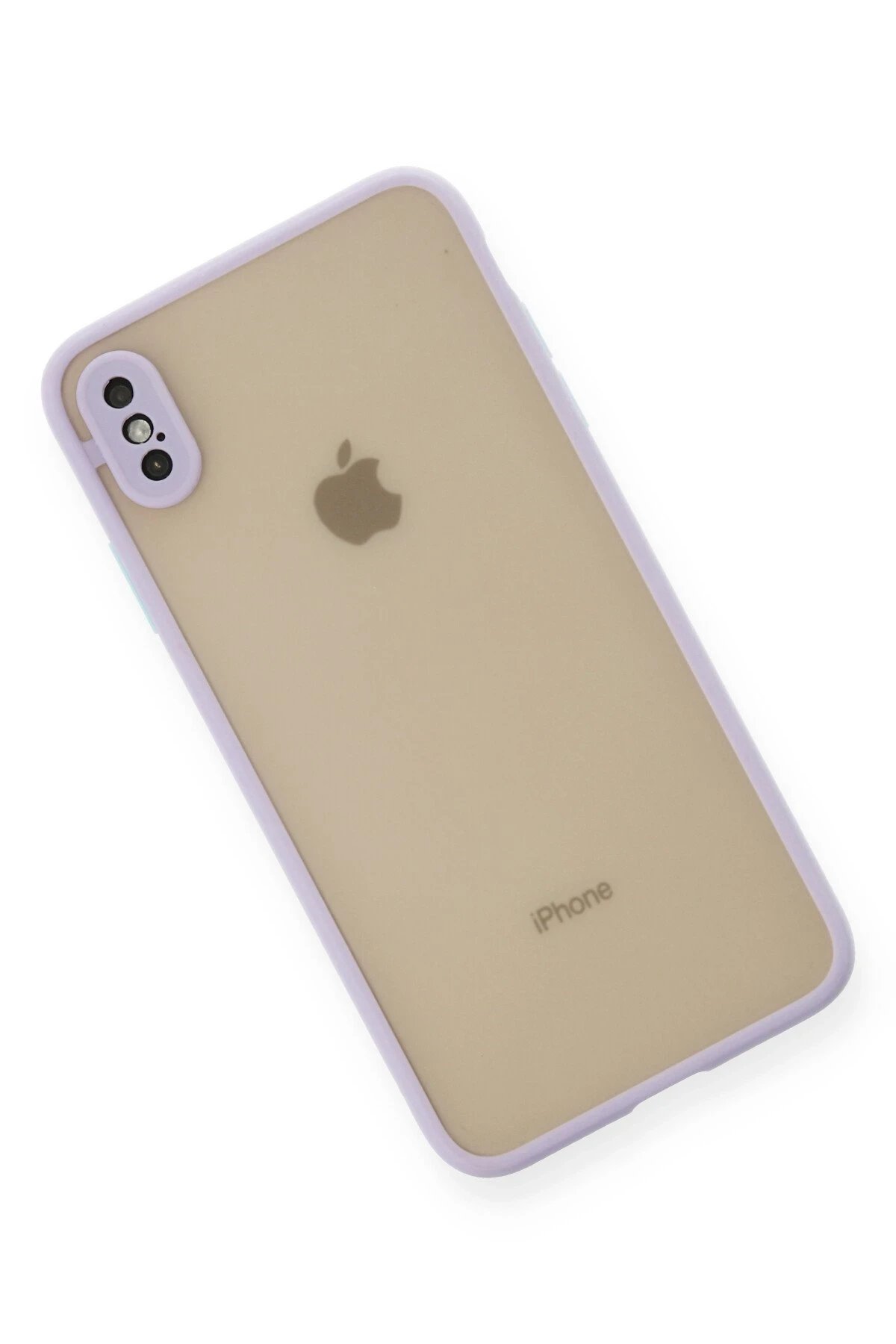 Newface iPhone XS Max Kılıf Montreal Silikon Kapak - Mor
