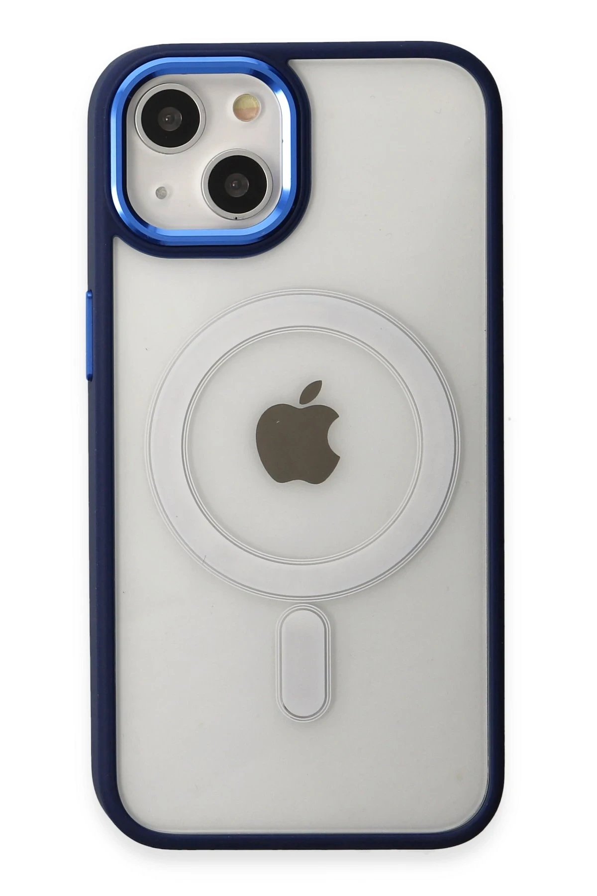 Newface iPhone 15 Pro Kılıf Room Magneticsafe Silikon - Lacivert