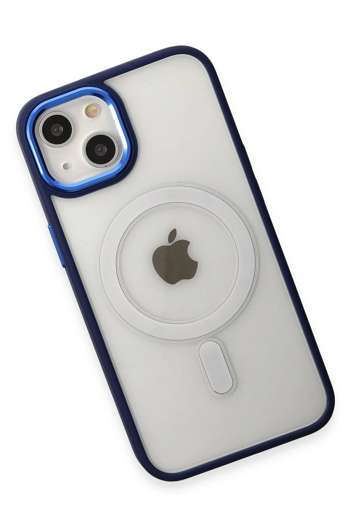 Newface iPhone 15 Pro Kılıf Room Magneticsafe Silikon - Lacivert