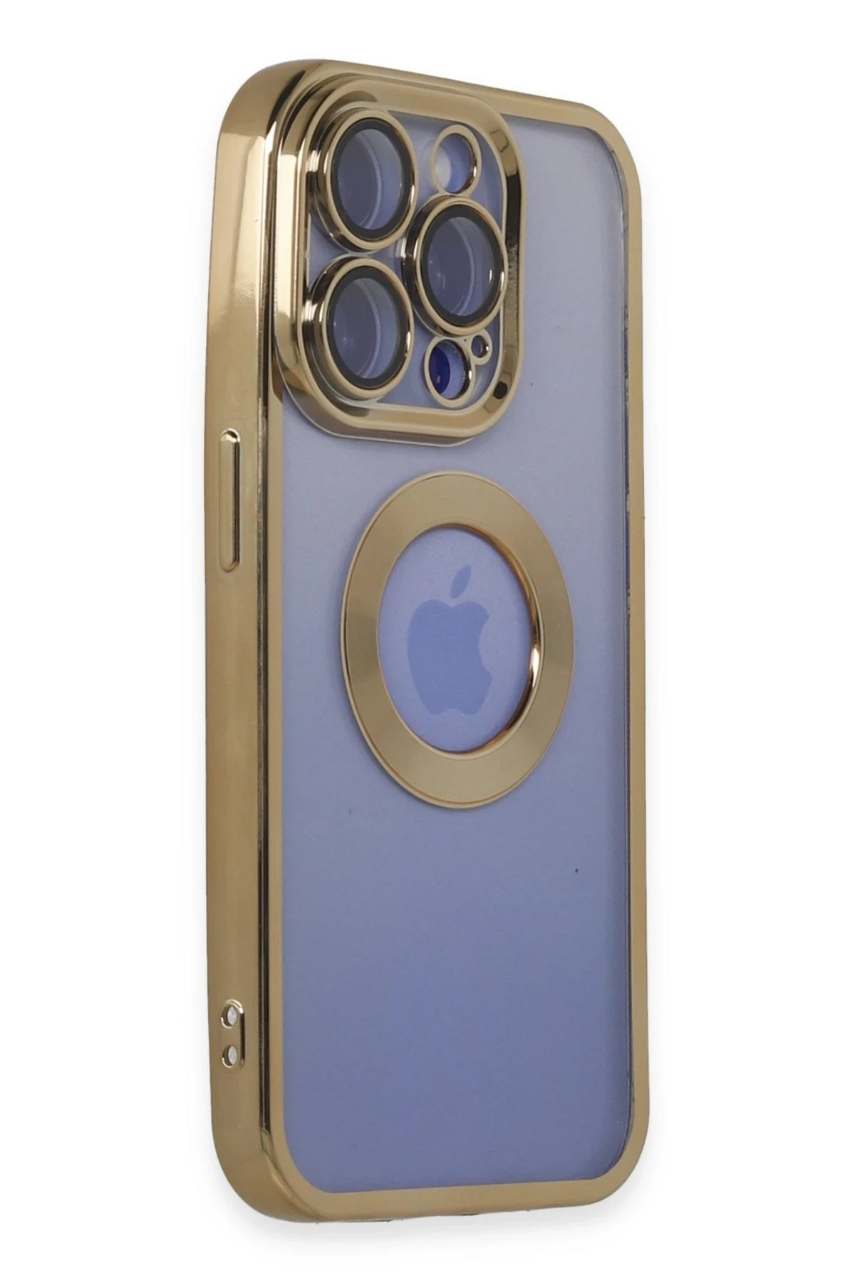 Newface iPhone 15 Pro Kılıf Slot Silikon - Gold