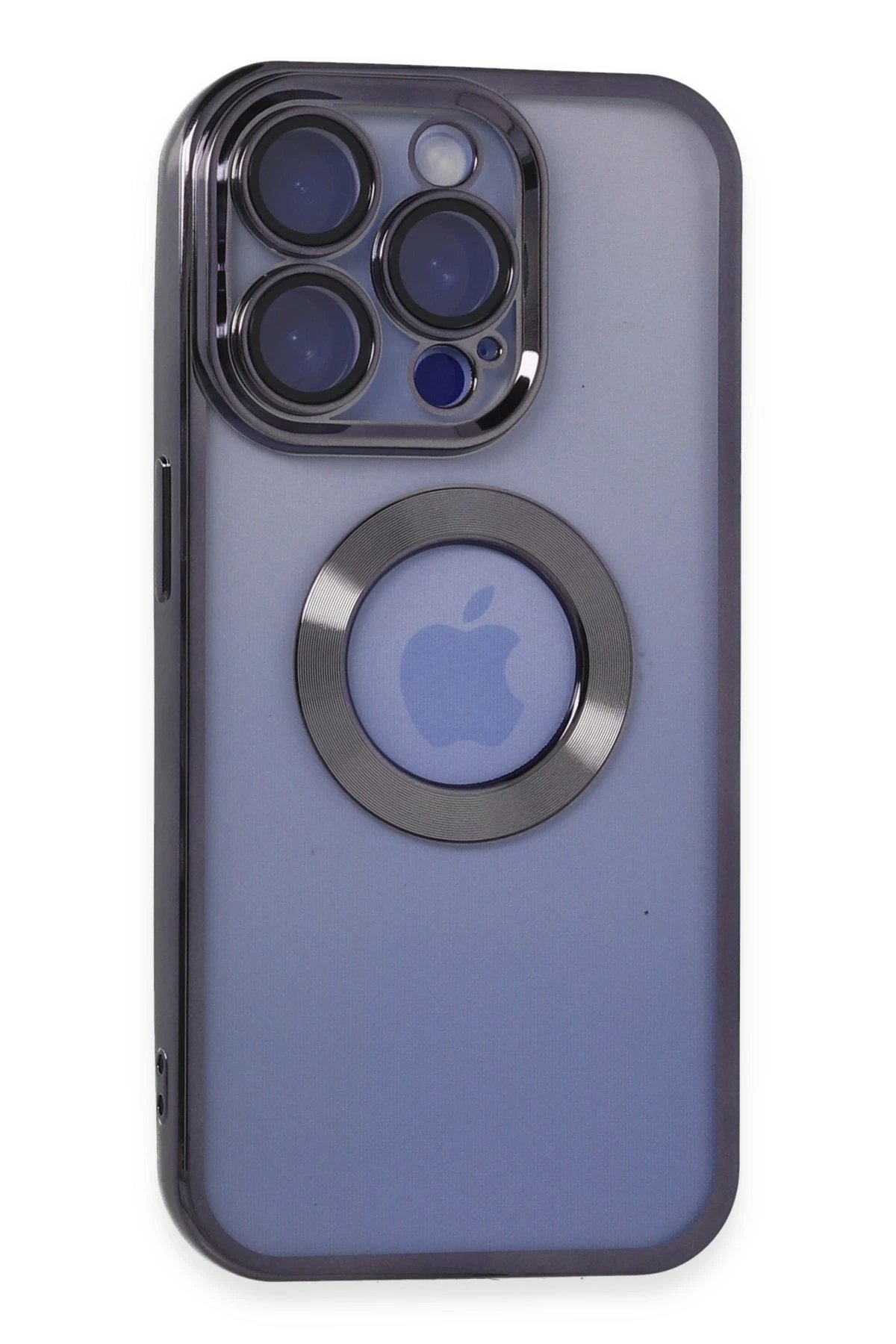 Newface iPhone 15 Pro Kılıf Slot Silikon - Mor